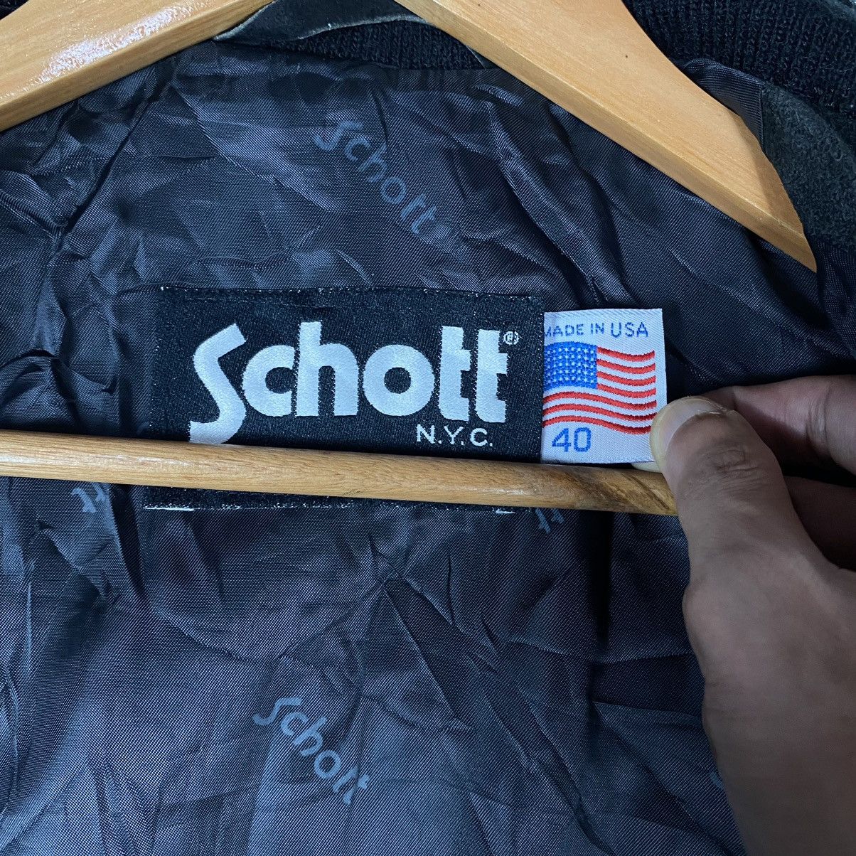 Schott VINTAGE SCHOTT NYC SUEDE GENUINE LEATHER JACKET Size US M / EU 48-50 / 2 - 9 Thumbnail