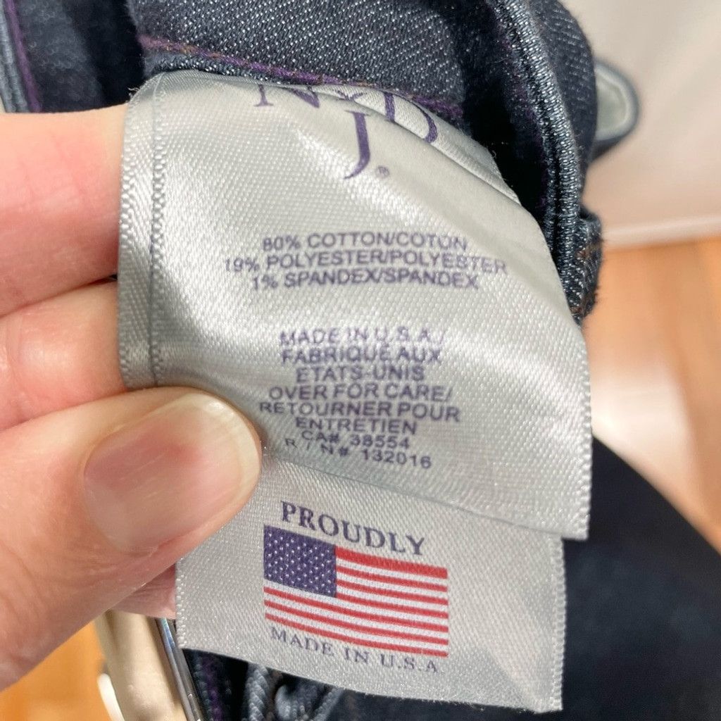 NYDJ NYDJ Marilyn Straight Dark Rinse Jeans Size 6 Size 28" / US 6 / IT 42 - 8 Thumbnail