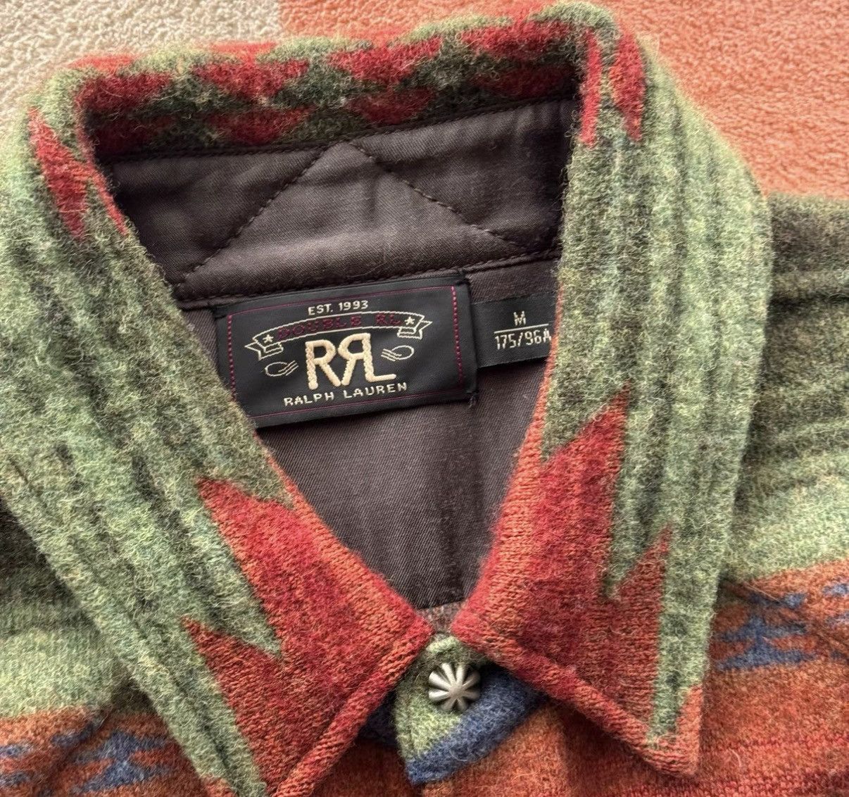 RRL Ralph Lauren Ralph Lauren Double RL Southwestern Style Shirt Sweater K22 Size US M / EU 48-50 / 2 - 4 Thumbnail