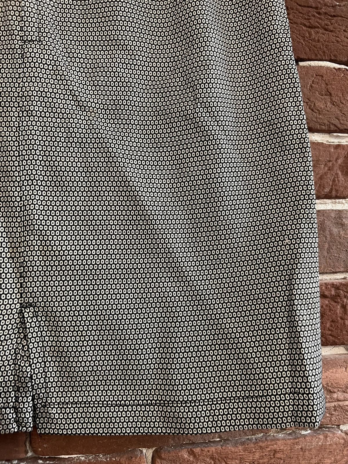 Versace GIANNI VERSACE 80s Vintage Silk Wool Midi Wool Pencil Skirt Size 28" / US 6 / IT 42 - 3 Thumbnail