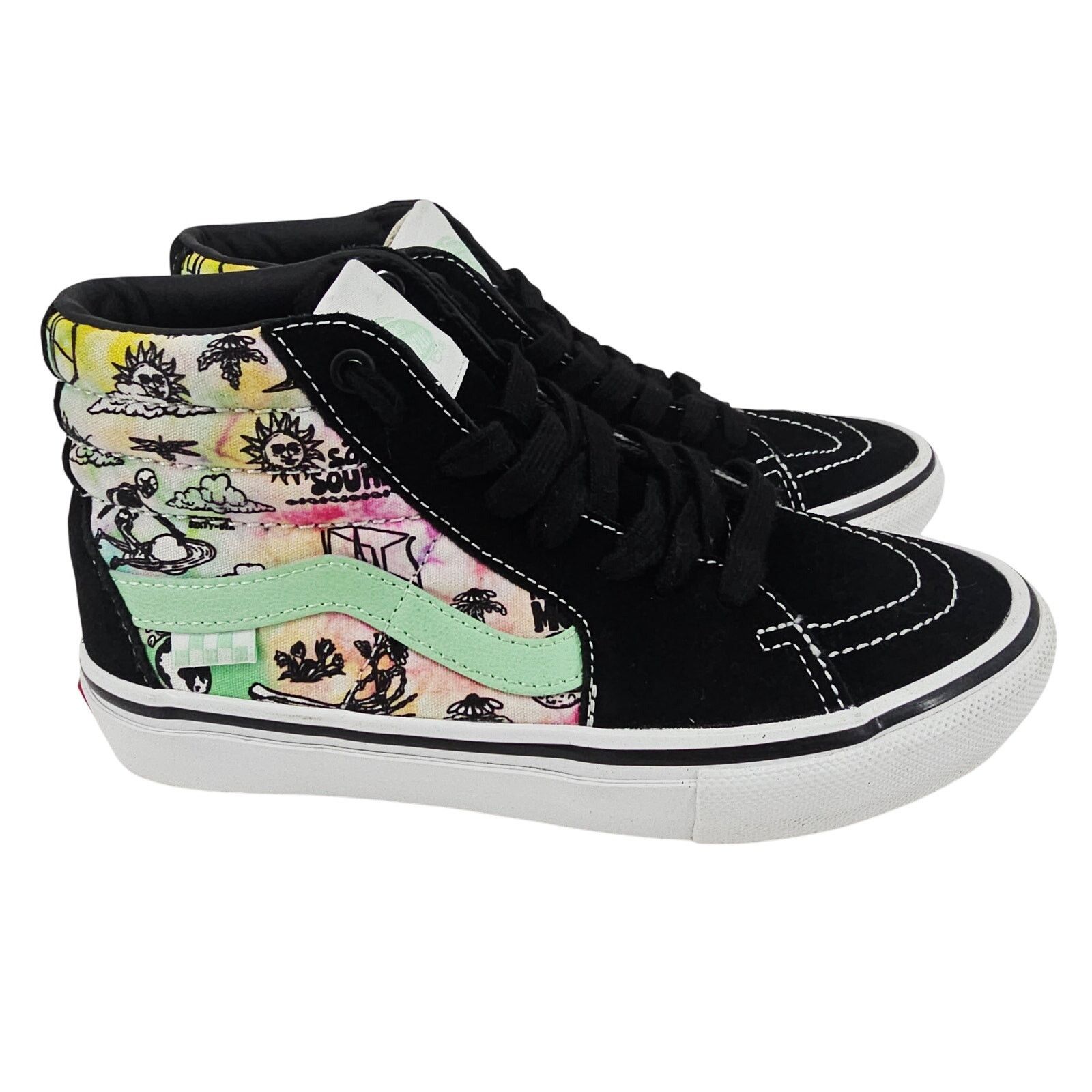 Vans Vans Sk8-Hi Shroom Doom Black Green Skate Sneaker Men's 5 Size US 5 / EU 37 - 1 Thumbnail