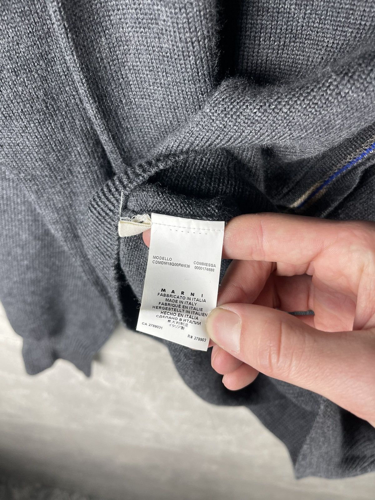 Marni Marni Virgin Wool Cardigan Gray Winter Edition 2012 Size 44 Size M / US 6-8 / IT 42-44 - 9 Thumbnail