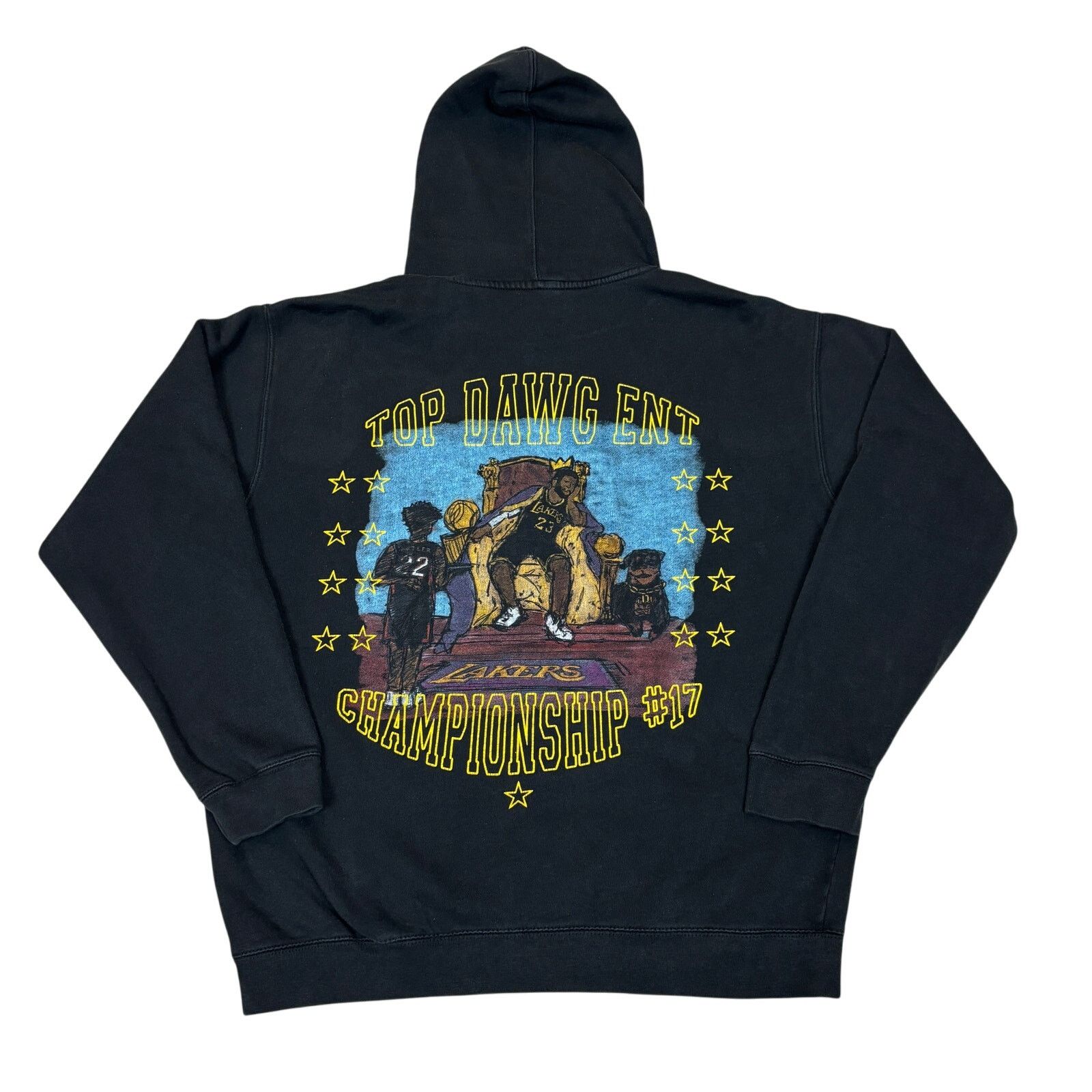 Top Dawg Entertainment Rare TDE LA Lakers Top Dog Ent #17 Hoodie Men Large Kendrick Size US L / EU 52-54 / 3 - 1 Thumbnail