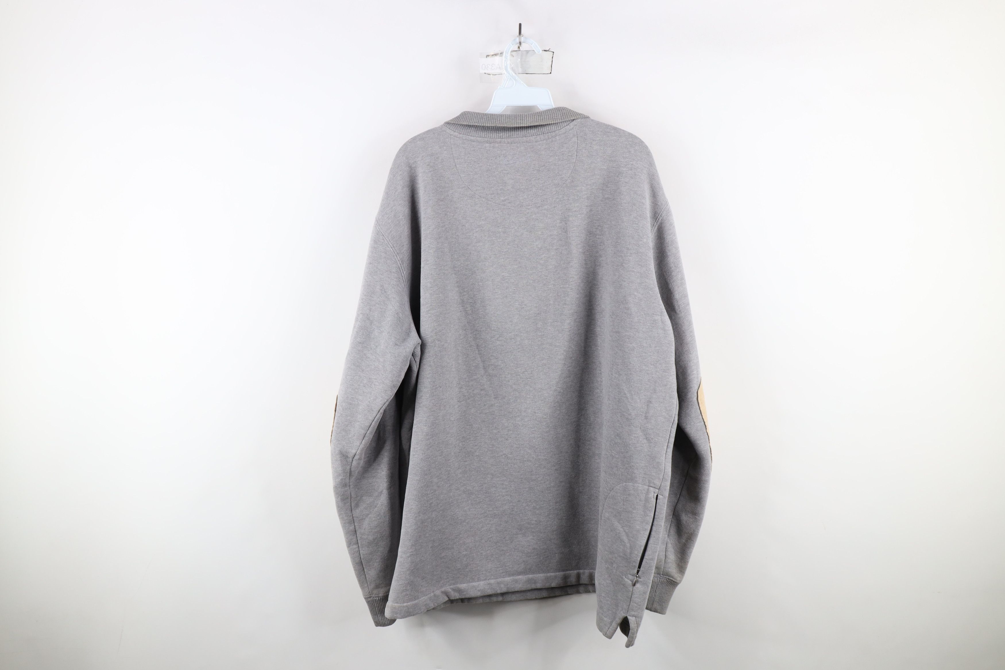 Vintage × Woolrich Woolen Mills Vintage Woolrich Elbow Patch Half Zip Pullover Sweatshirt Size US L / EU 52-54 / 3 - 12 Thumbnail