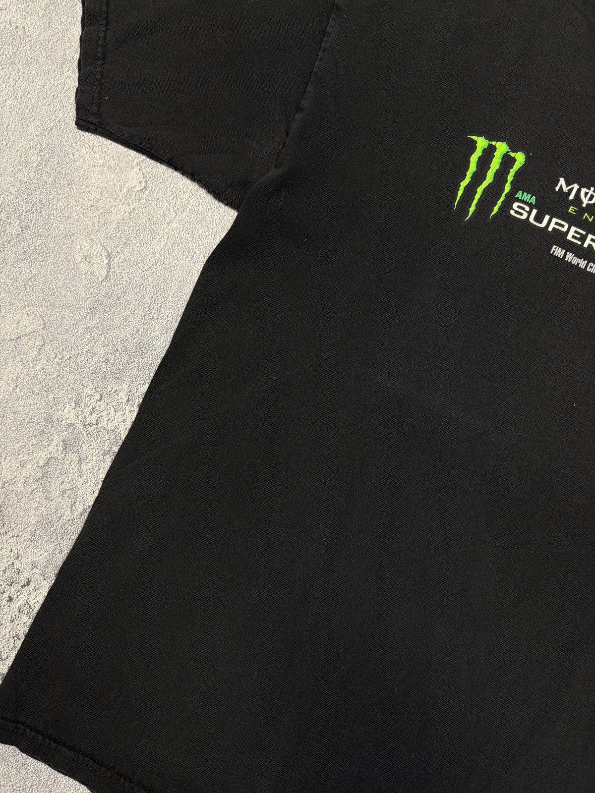 Other Vintage 90s Monster Energy Drink DC tee Streetwear Size US L / EU 52-54 / 3 - 3 Thumbnail