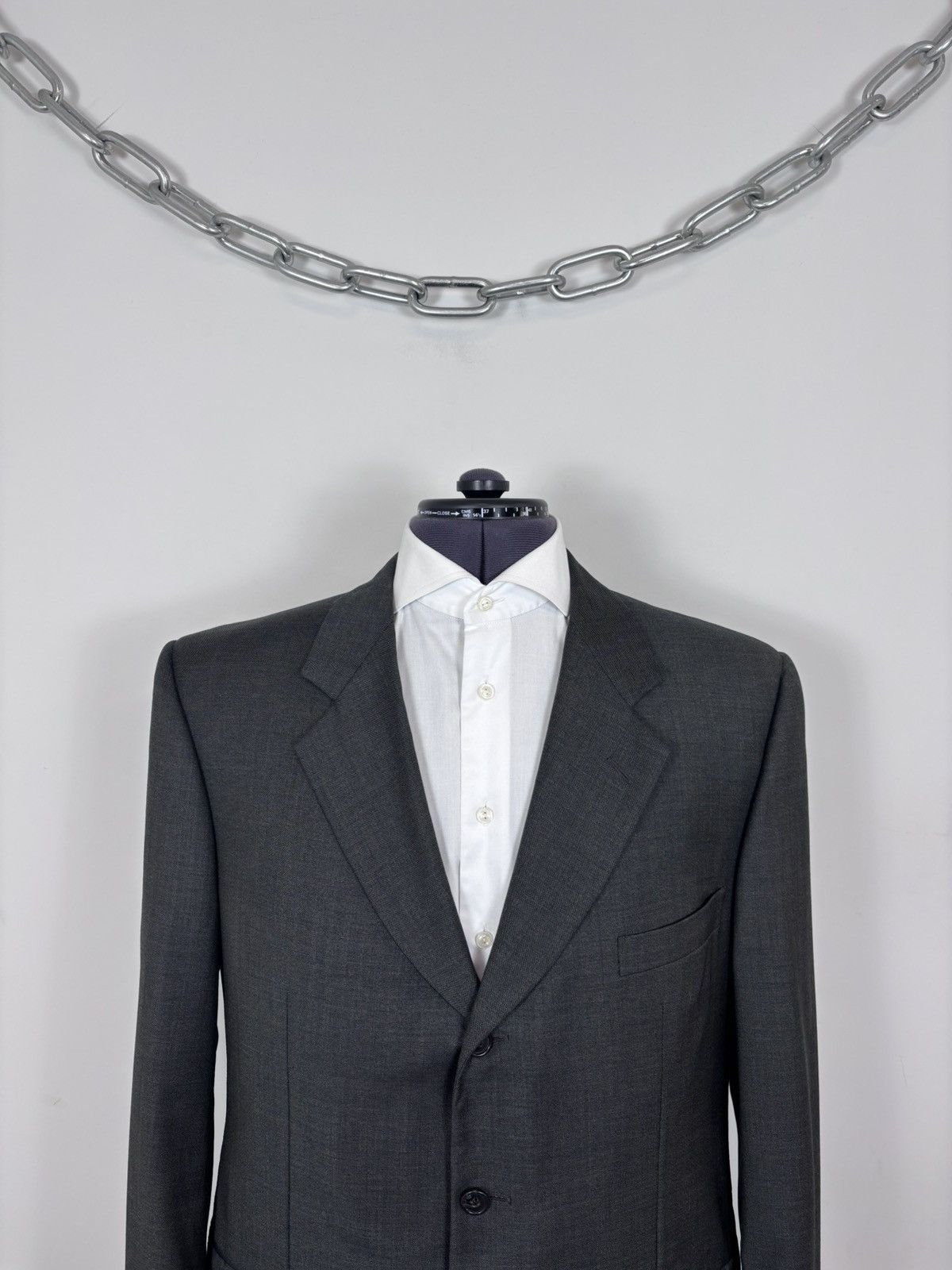 Corneliani Corneliani Men’s 2-Piece Grey Super 120s Wool Suit Size 42R - 3 Thumbnail