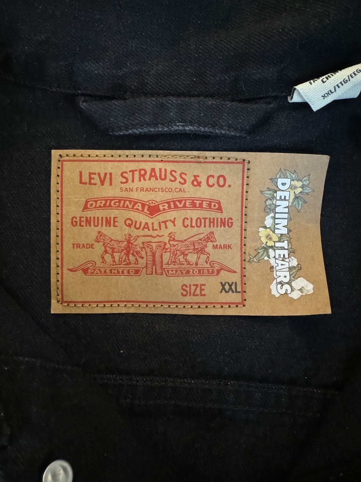 DENIM TEARS × Our Legacy × Stussy Levi’s Denim trucker jacket XXL - new Size US XXL / EU 58 / 5 - 4 Thumbnail