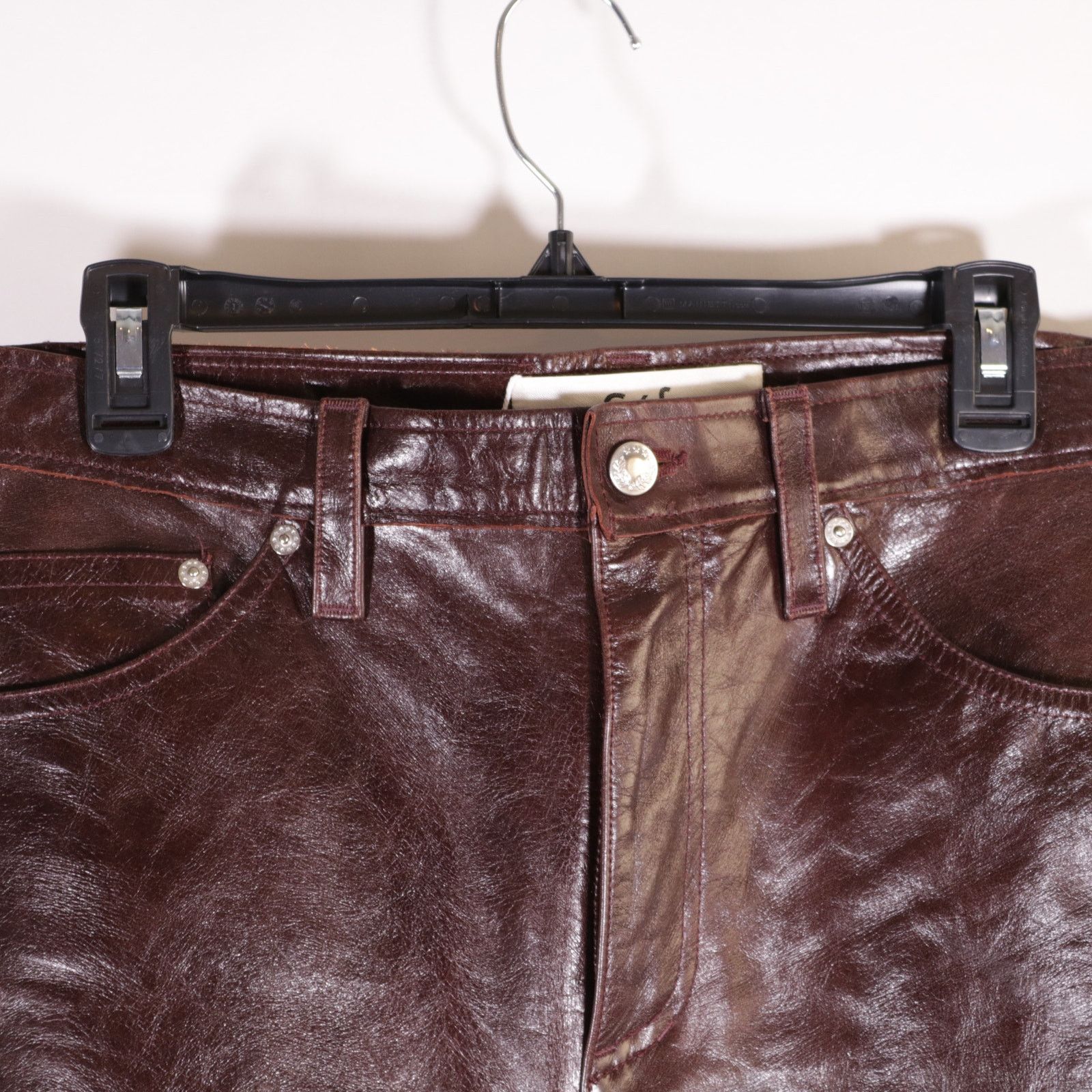 Sefr Séfr Eito Calf Leather Pants Medium Brand New Sefr Size US 32 / EU 48 - 2 Thumbnail