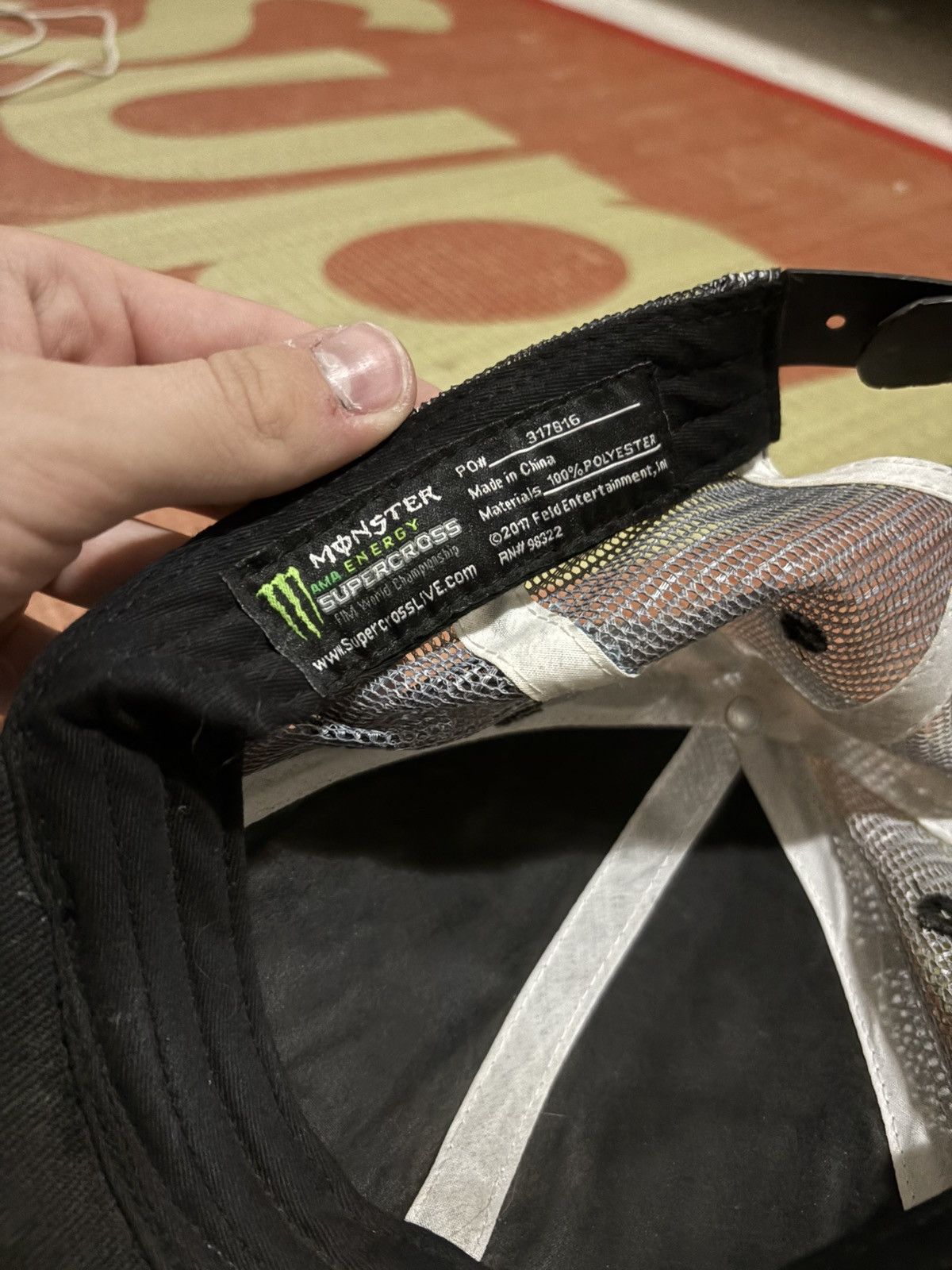 Other Monster Energy Vintage Snapback Embrodiery Camp Hat Size ONE SIZE - 4 Thumbnail
