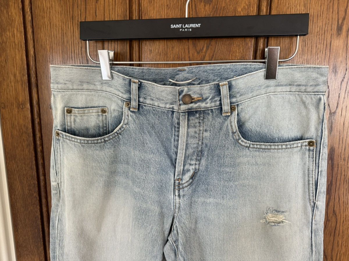 Saint Laurent Paris SS23 Saint Laurent distressed slim jeans Santa Monica 31 Size US 31 - 20 Thumbnail