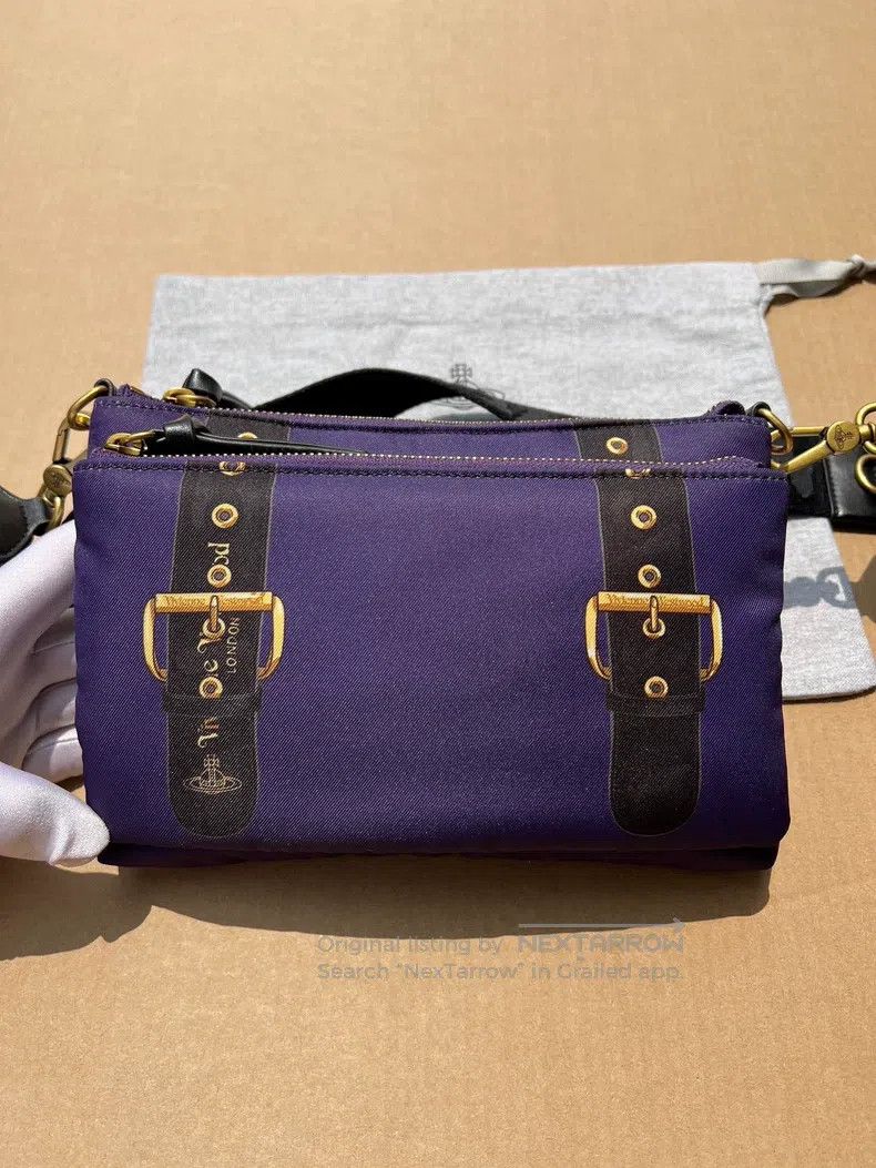 Vivienne Westwood Vivienne Westwood size os Purple Nylon Bag Size ONE SIZE - 2 Thumbnail