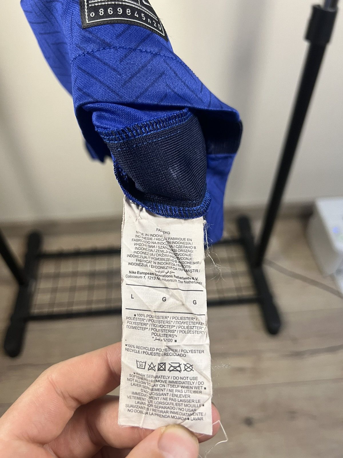 Nike CHELSEA LONDON 2020/2021 FOOTBALL SOCCER JERSEY HOME NIKE Size US L / EU 52-54 / 3 - 5 Thumbnail
