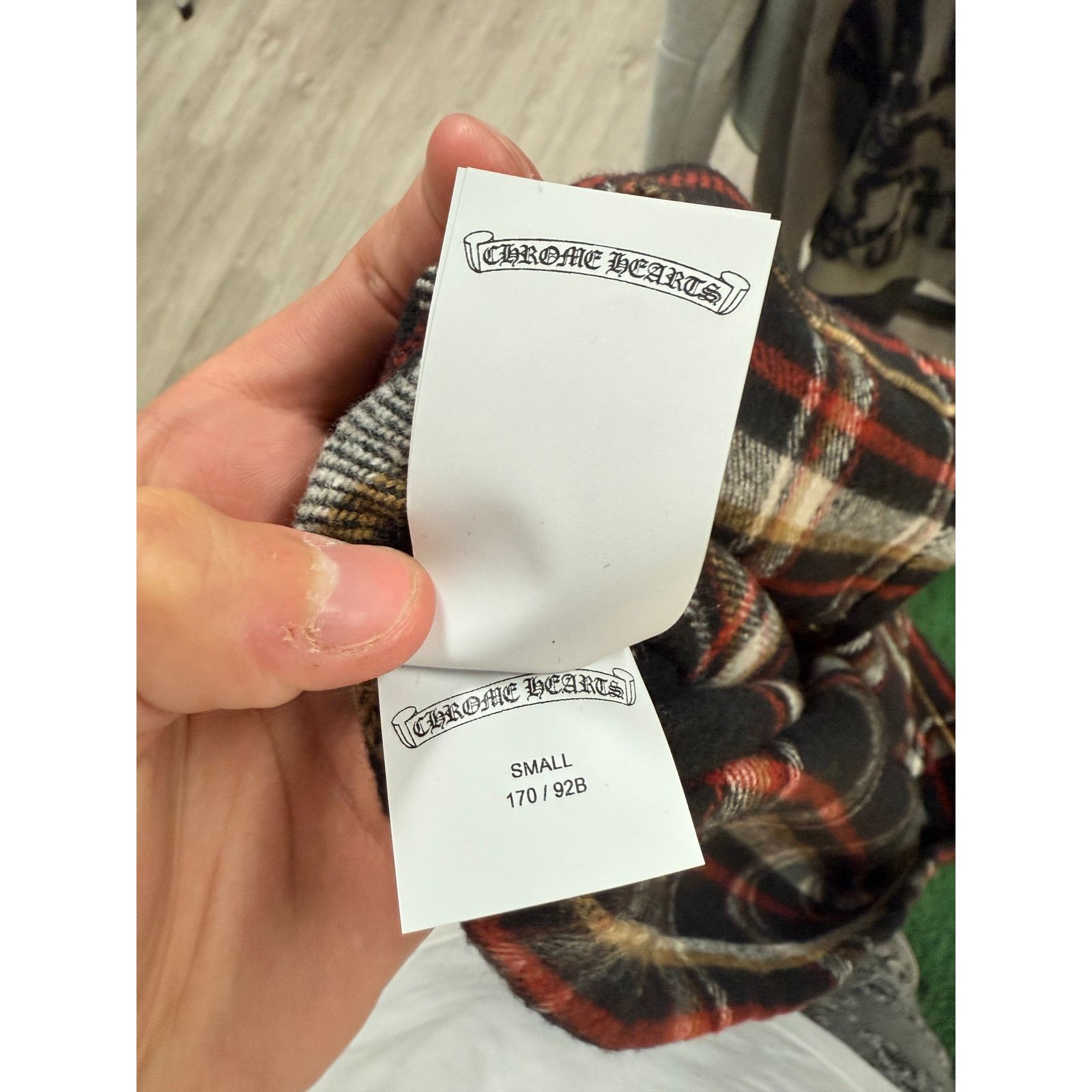 Chrome Hearts Chrome Hearts "Work Dog" Flannel Button Down Shirt Size US S / EU 44-46 / 1 - 10 Thumbnail