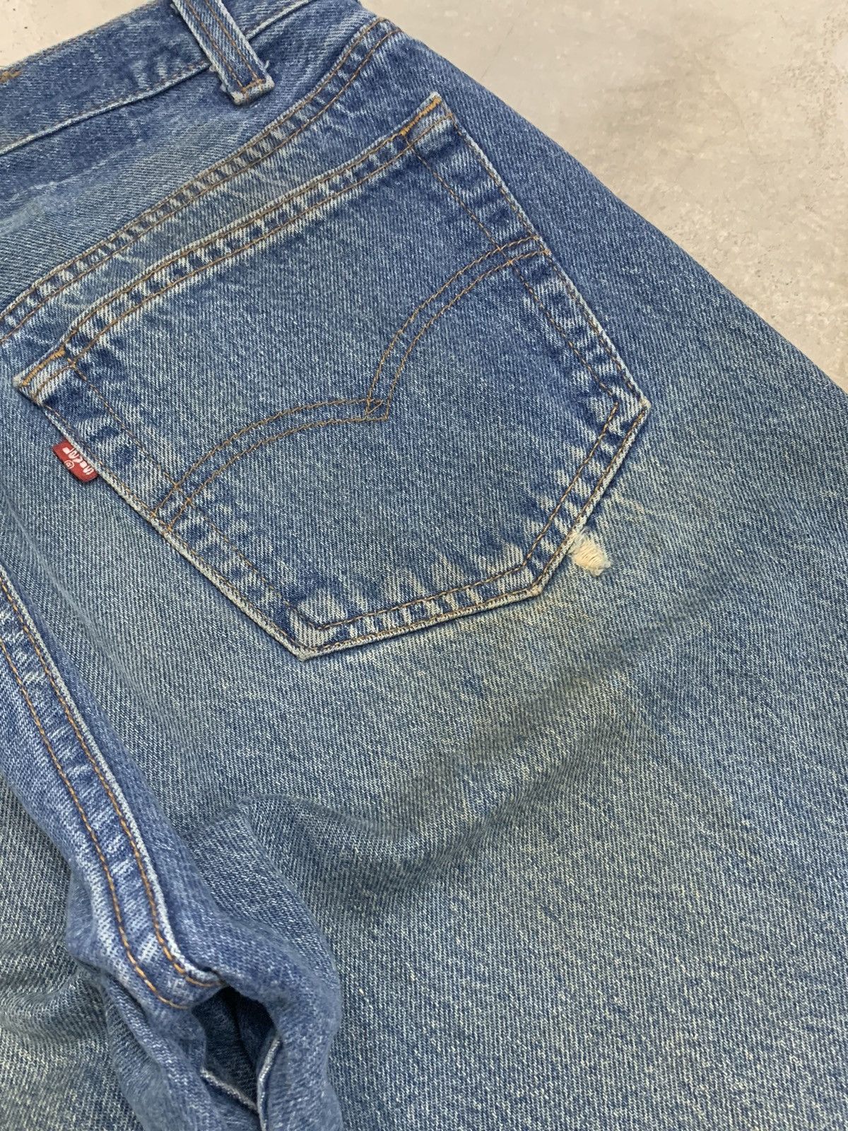 Levi's Levis 501 Vintage Muddy Patch Distressed Denim Size US 30 / EU 46 - 19 Thumbnail