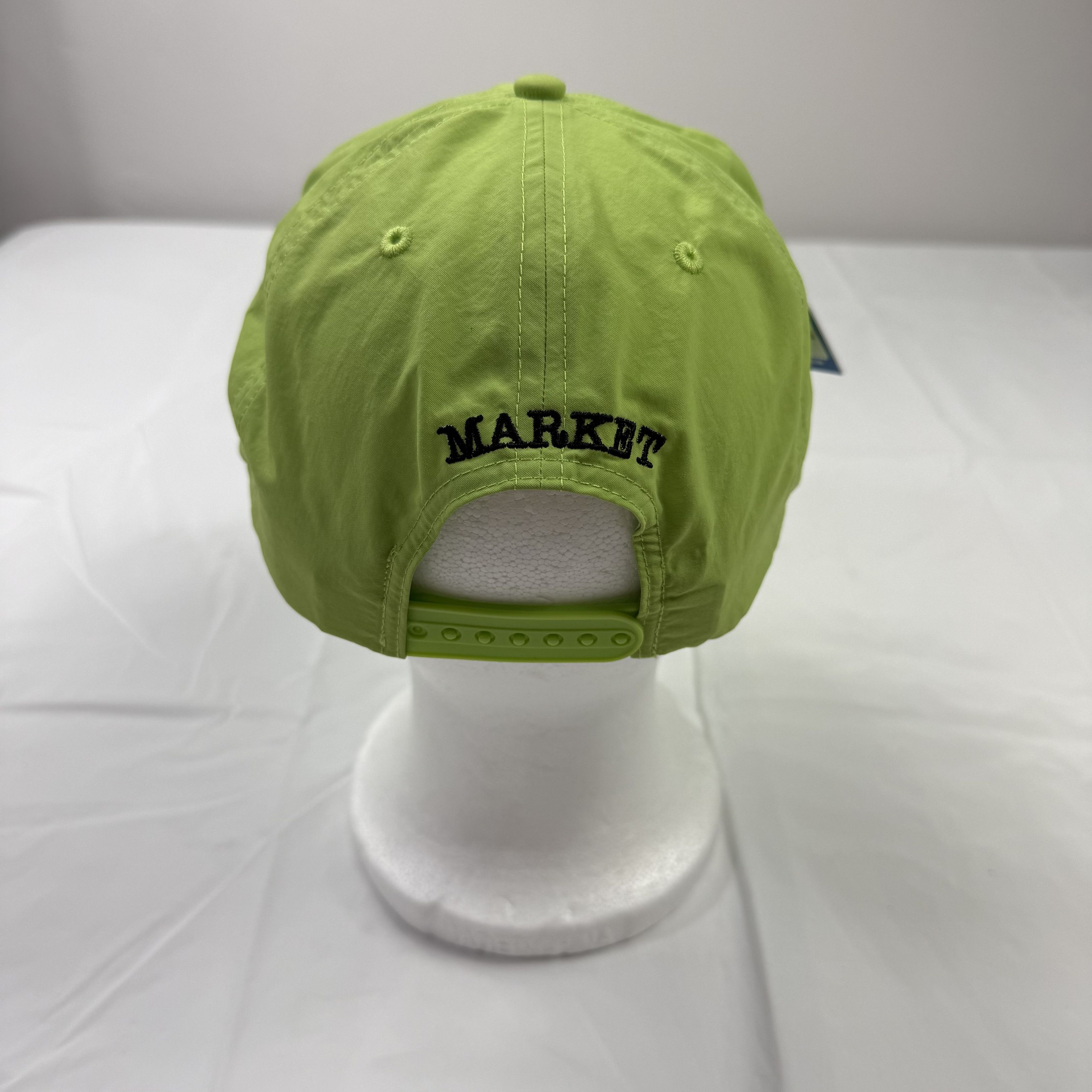 Market Market Grateful Dead Bolt Nut Skull Snapback Hat Lime Green Size ONE SIZE - 3 Thumbnail