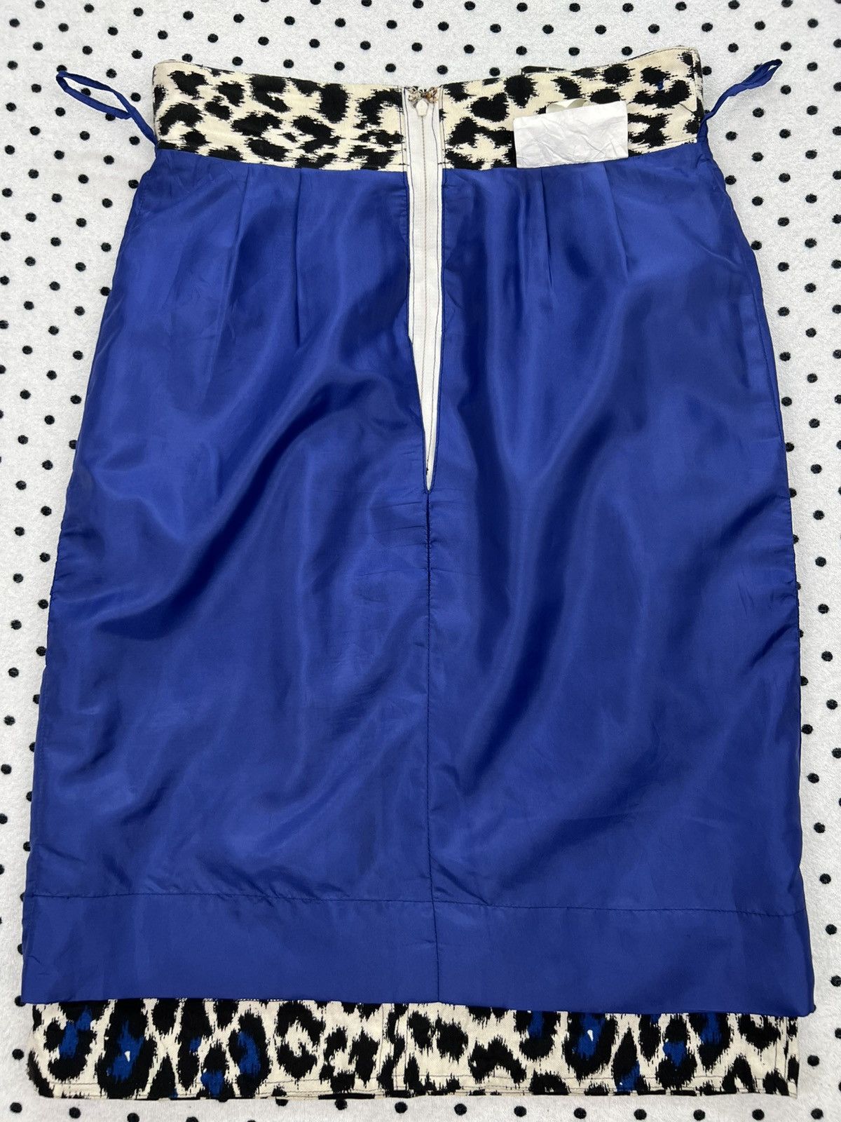 Jean-Louis Scherrer Vintage Jean-Louis Scherrer Leopard Skirt Size 28" / US 6 / IT 42 - 4 Thumbnail