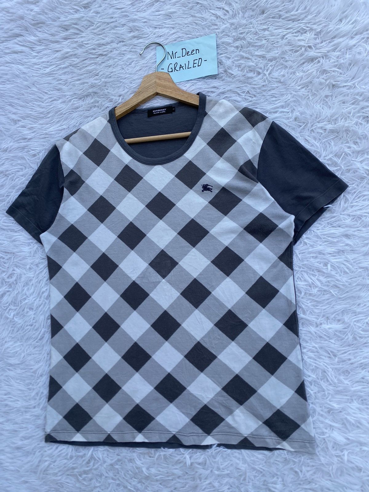Burberry Rare Vintage Burberry Checkered Tshirt Size US M / EU 48-50 / 2 - 3 Thumbnail
