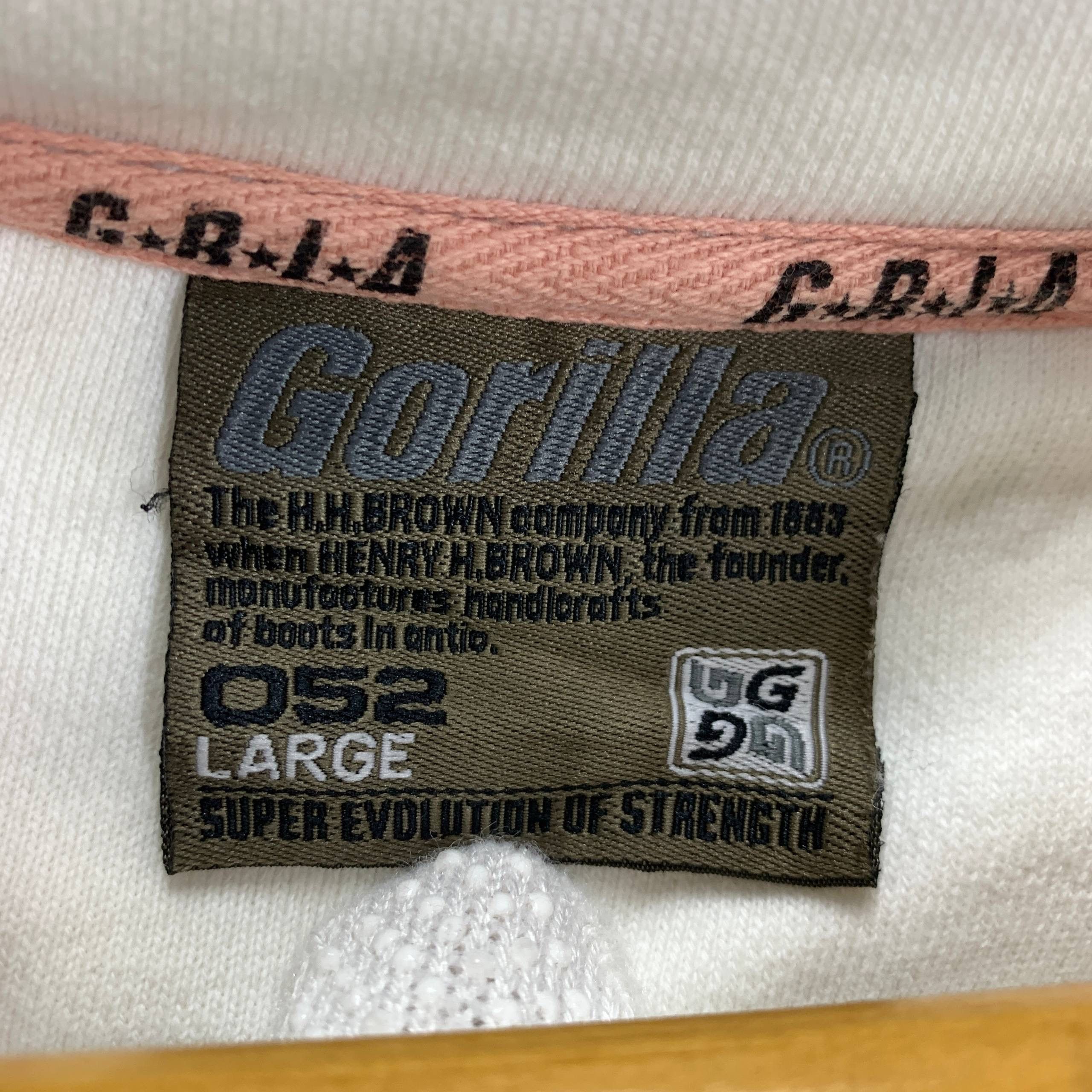 Other GORILLA HH BROWN Streetwear Hoodie Pullover #2601/Y Size US L / EU 52-54 / 3 - 14 Thumbnail