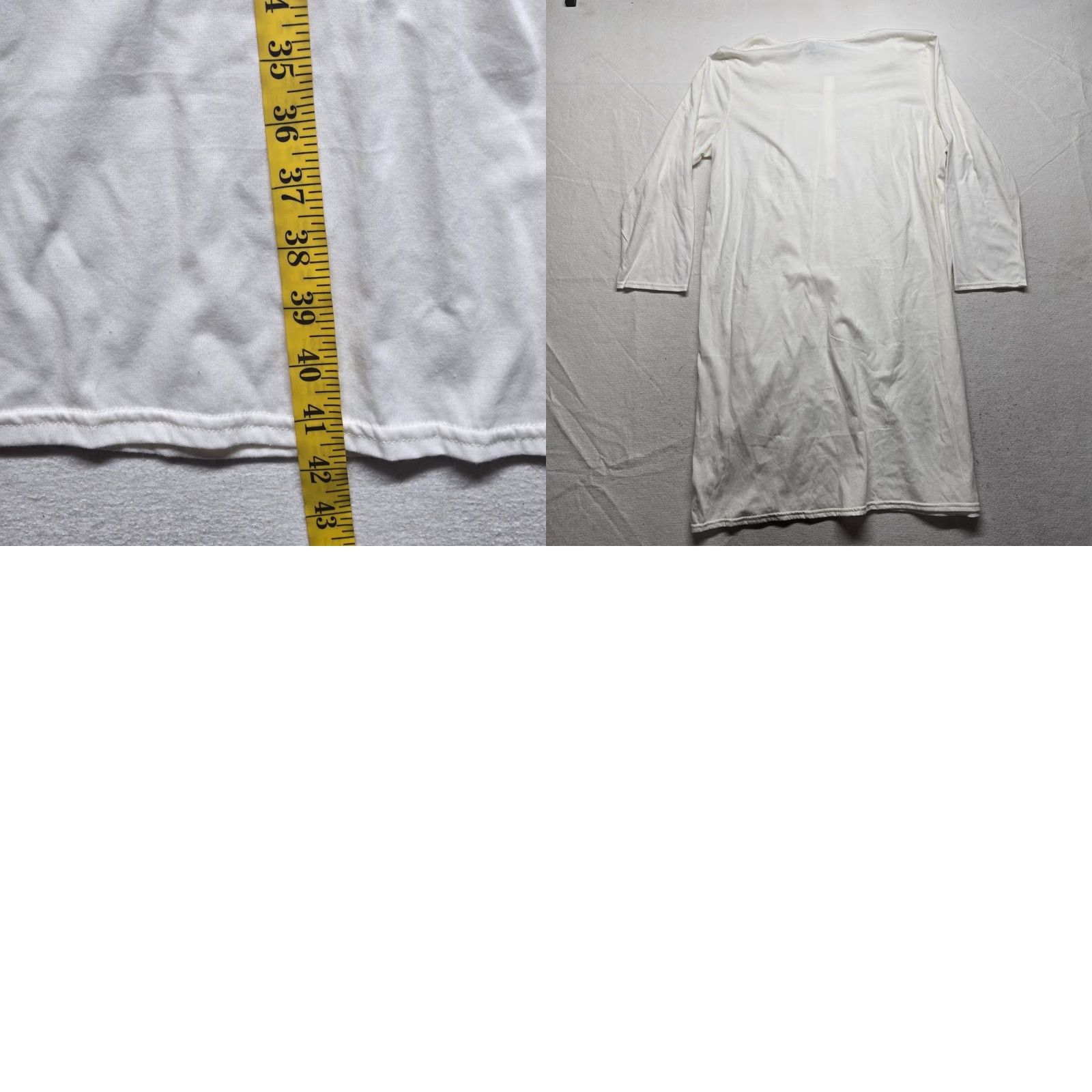 Vintage Bobbie Brooks Sleep Shirt Women Adult 2XL White Gown Lightweight Spring Summer Fall Nite Shirt Womens 2XL Size XXL / US 16-18 / IT 52-54 - 8 Thumbnail
