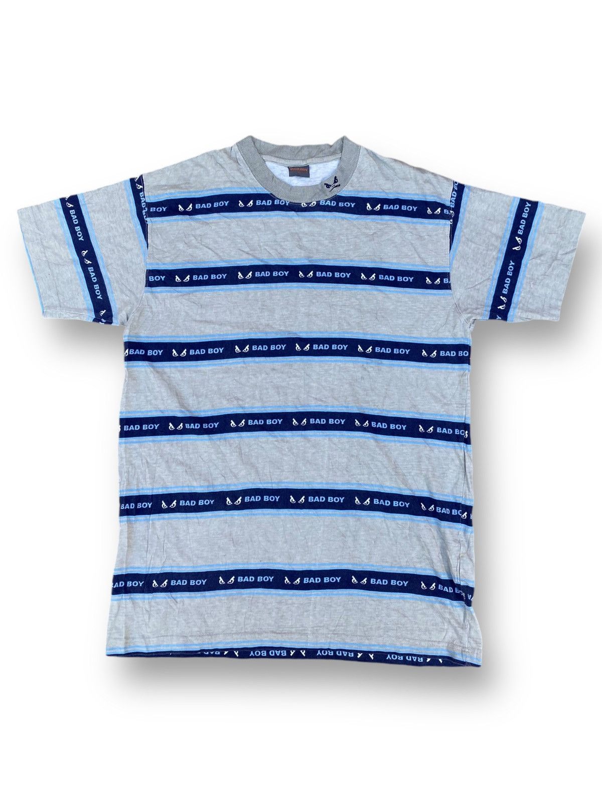 Japanese Brand × Vintage Vintage Bad Boy Stripe Design Shirt. #C4 Size US L / EU 52-54 / 3 - 1 Thumbnail
