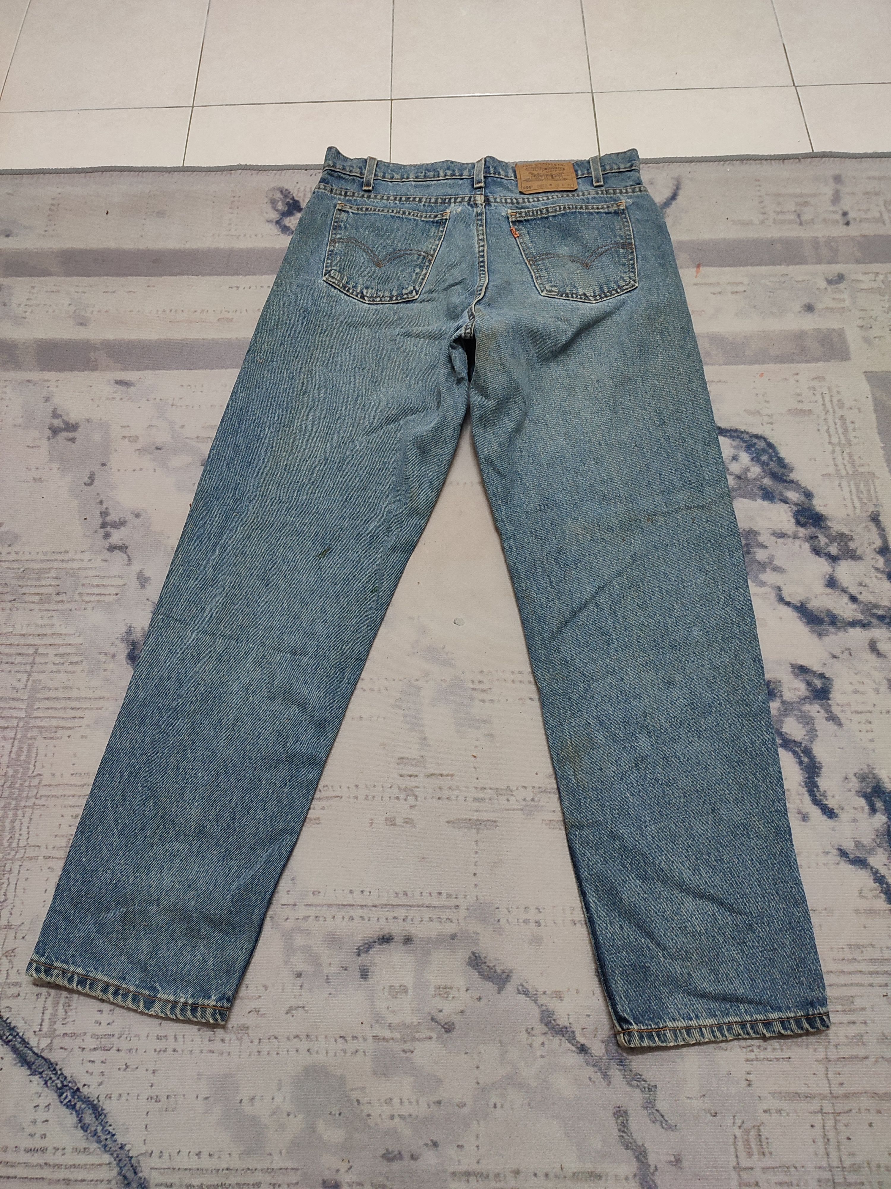 Levi's 💥 Vintage 💥550 Levi's Orange Tag Distressed Denim Size US 36 / EU 52 - 16 Thumbnail
