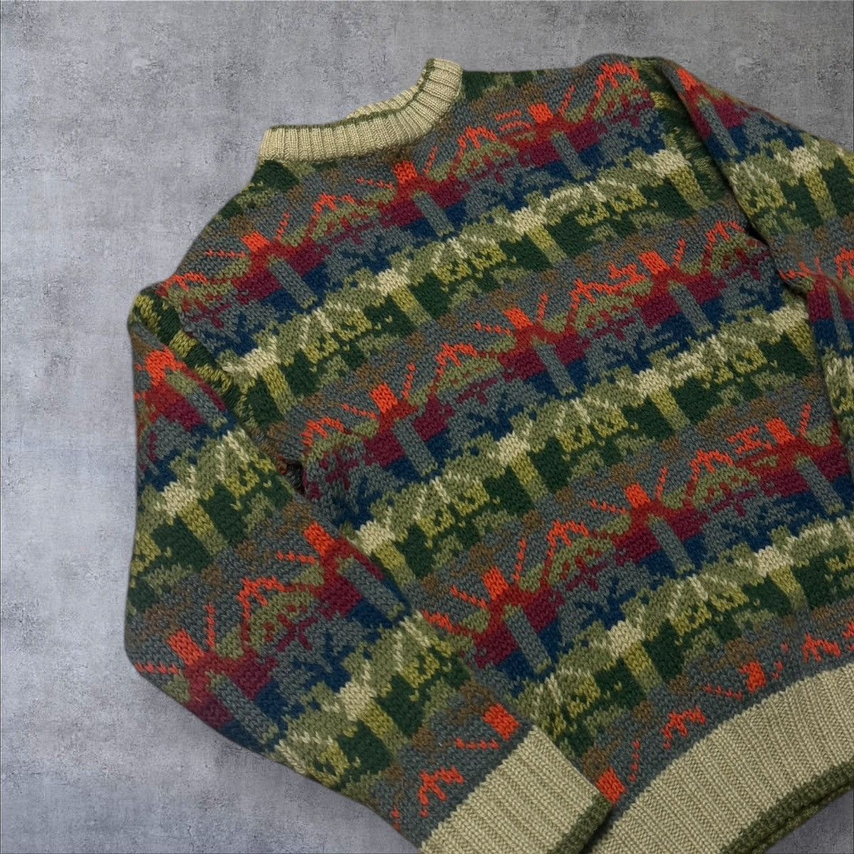 Vintage Colourfull sweater unisex fit S Size US S / EU 44-46 / 1 - 2 Thumbnail