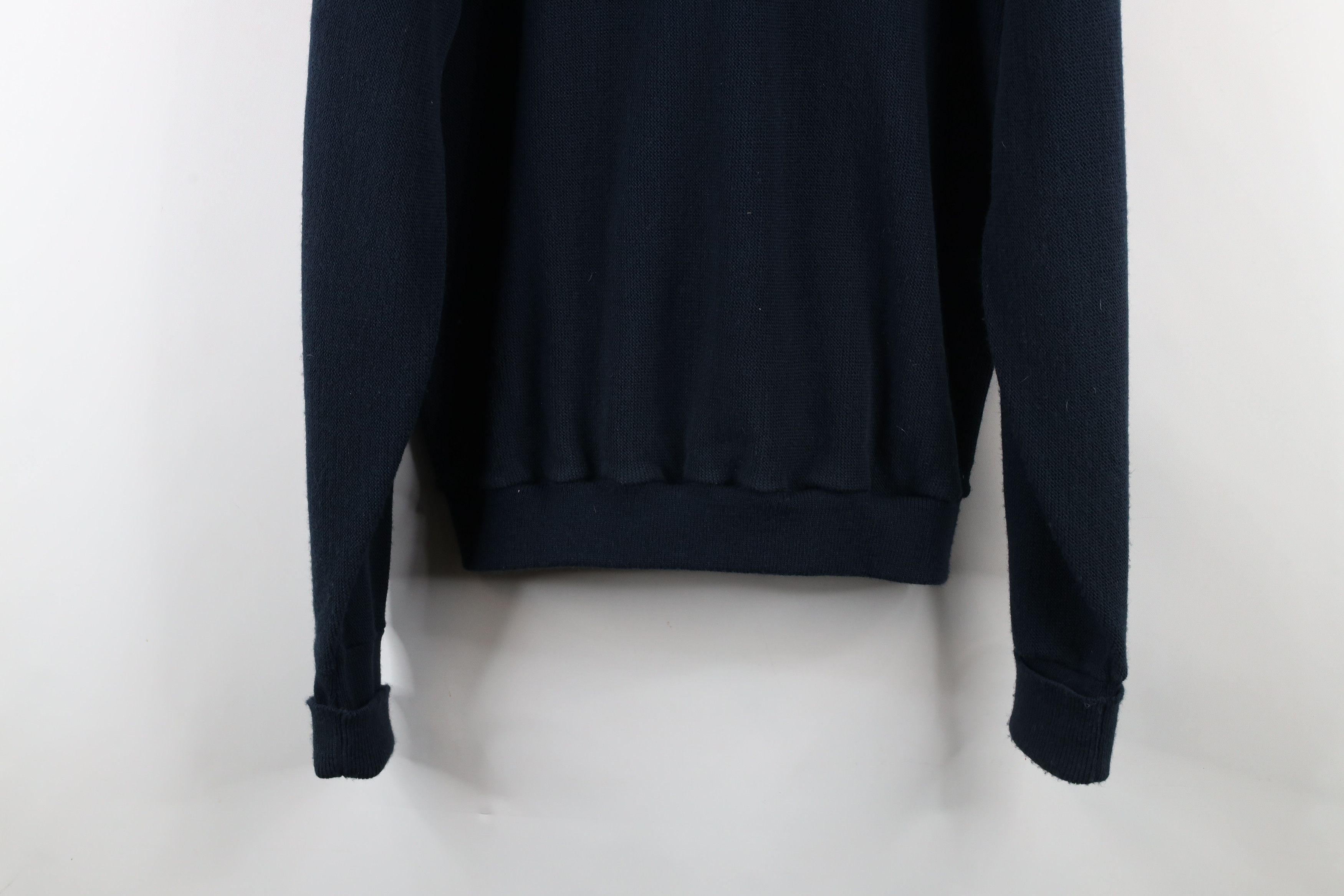 Vintage Vintage 90s Senior Golf Knit Cardigan Sweater Navy Blue USA Size US L / EU 52-54 / 3 - 12 Thumbnail