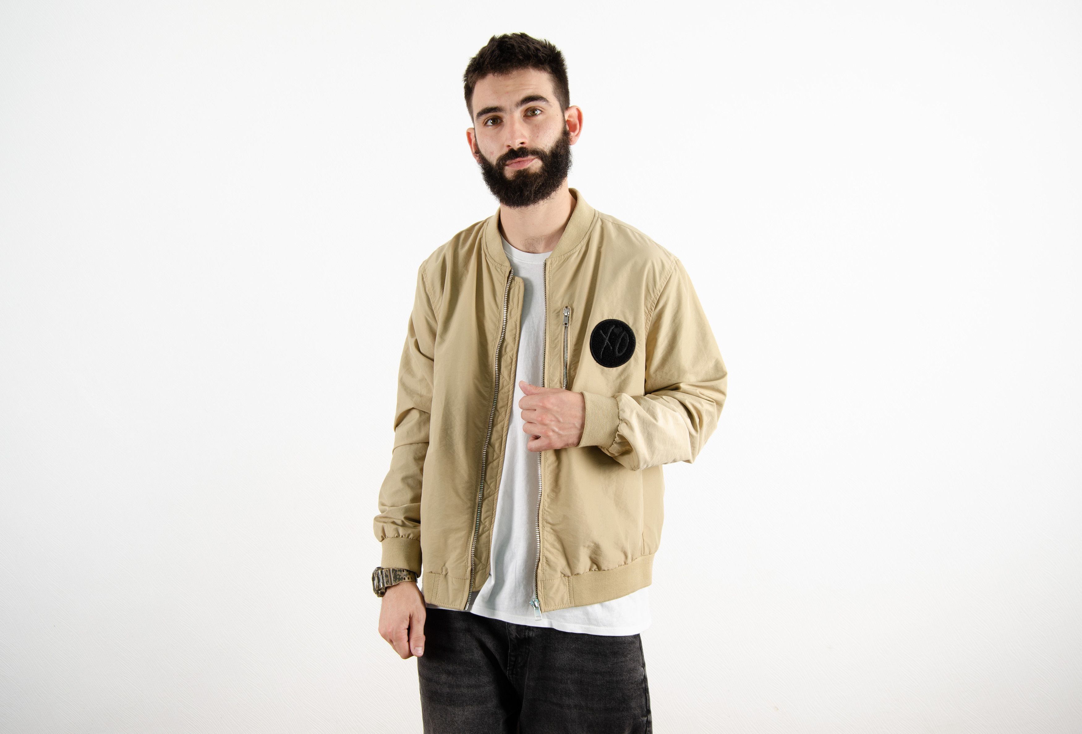 The Weeknd The Weeknd x HM XO Bomber Khaki Beige Bomber jacket XS Size US XS / EU 42 / 0 - 3 Thumbnail