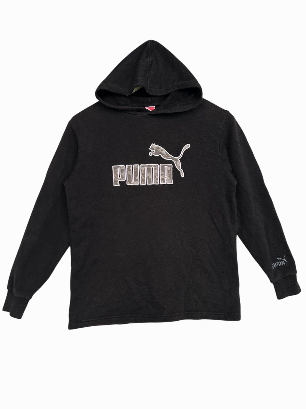 Vintage 90s PUMA HOODIES Big Logo Crewneck Sweatshirt Size S