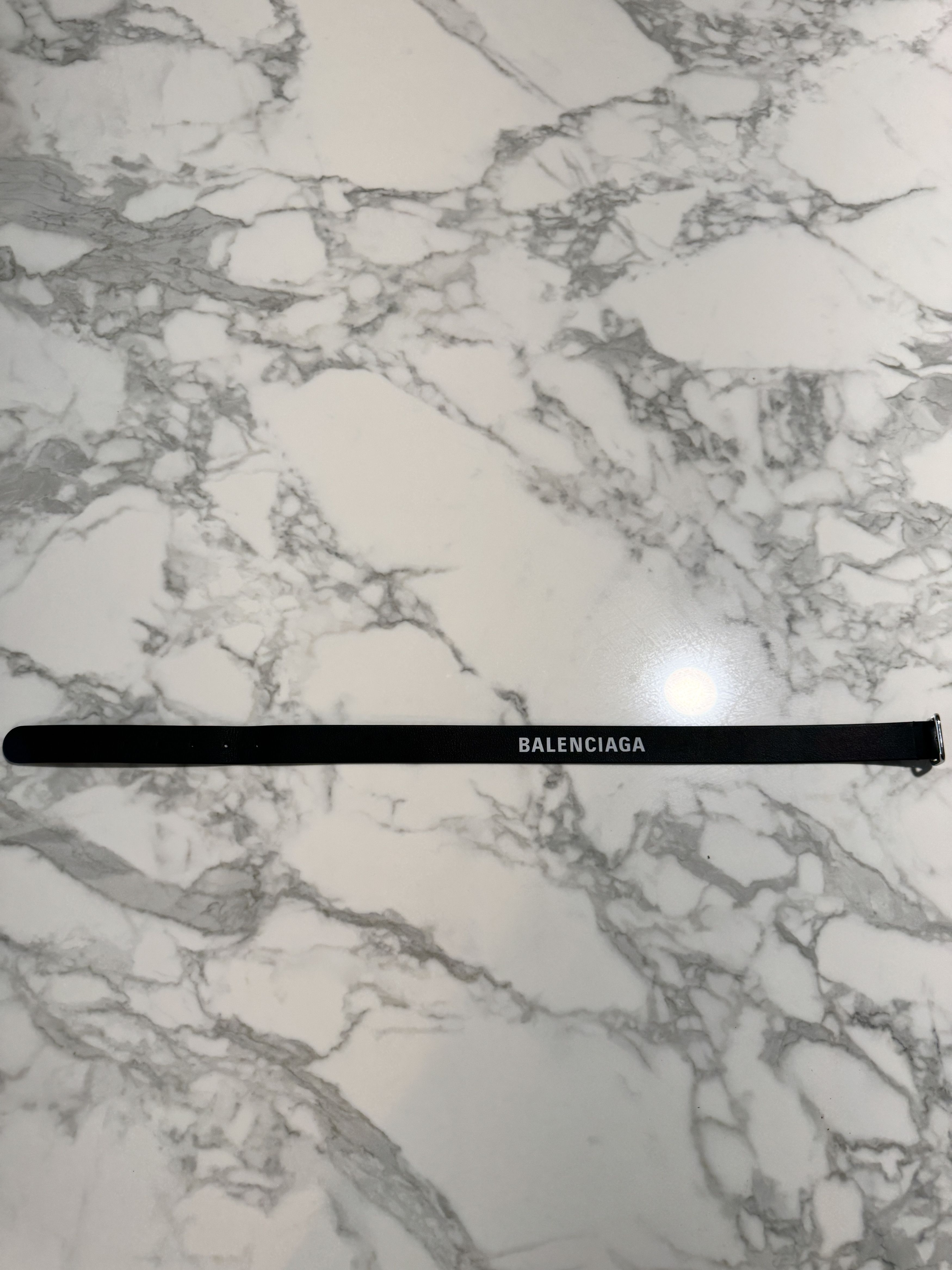 Balenciaga Every day logo belt Size 28 - 8 Thumbnail
