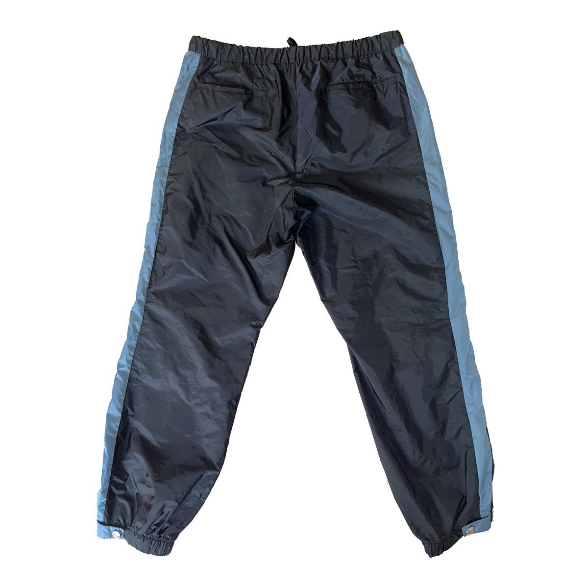 Prada PRADA AW2019 Navy Track Pants with Blue Stripe Size US 34 / EU 50 - 2 Thumbnail