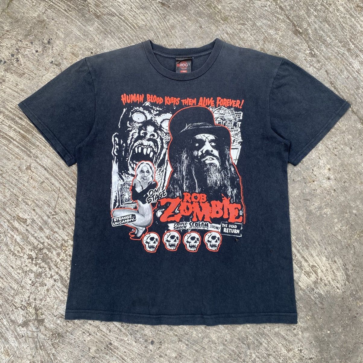 Vintage Rob Zombie 25 Years Band Tshirt