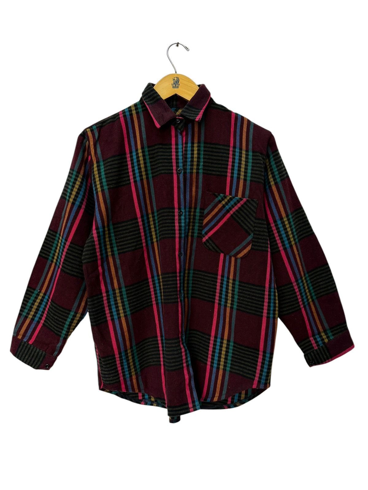 Japanese Brand Vintage You Rin Button Ups Plaid Jacket Size US L / EU 52-54 / 3 - 1 Thumbnail