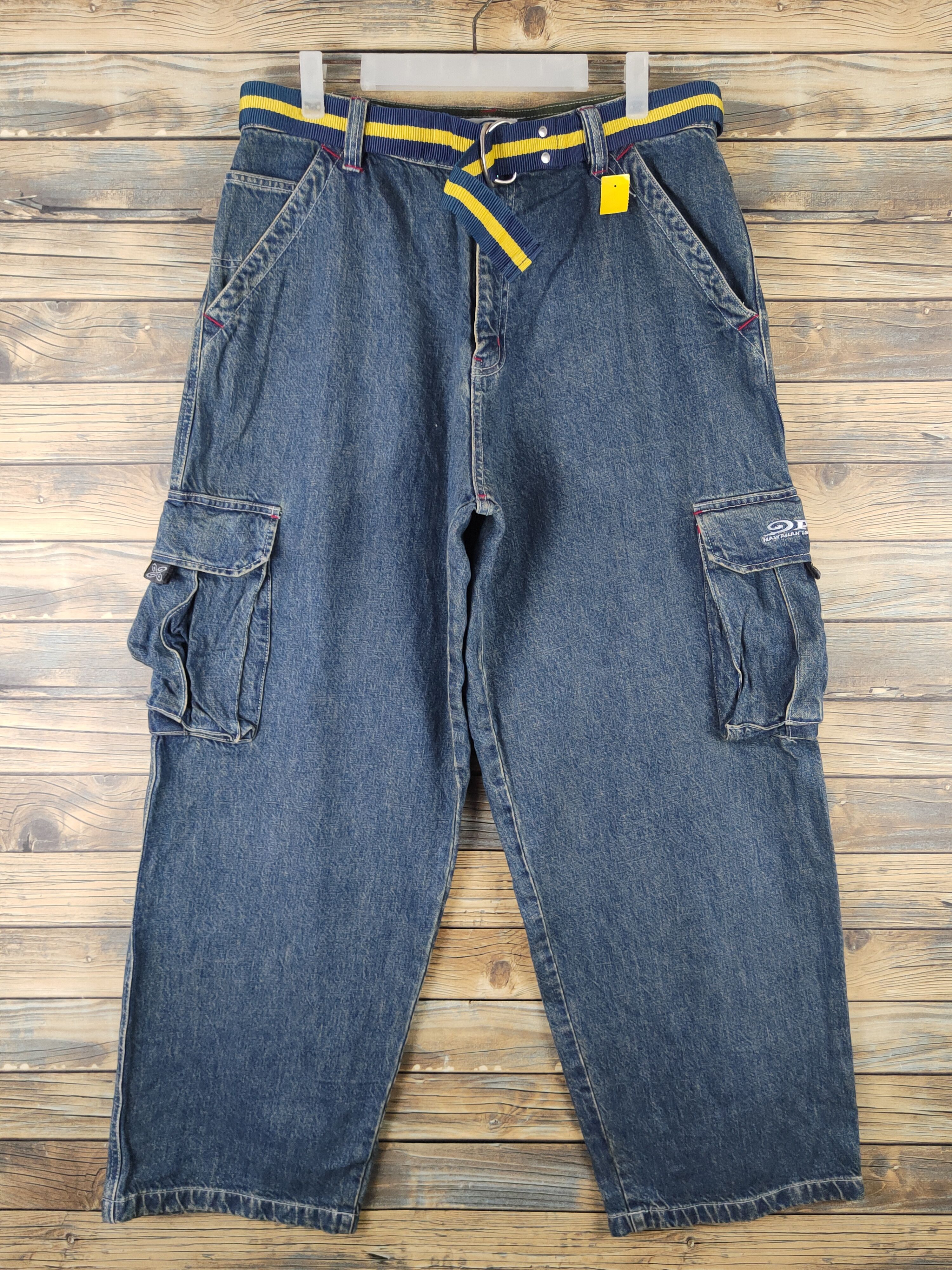 Welcome Skateboards DL Piko Blue Distressed Ripped Jeans #2610 Size US 34 / EU 50 - 1 Thumbnail