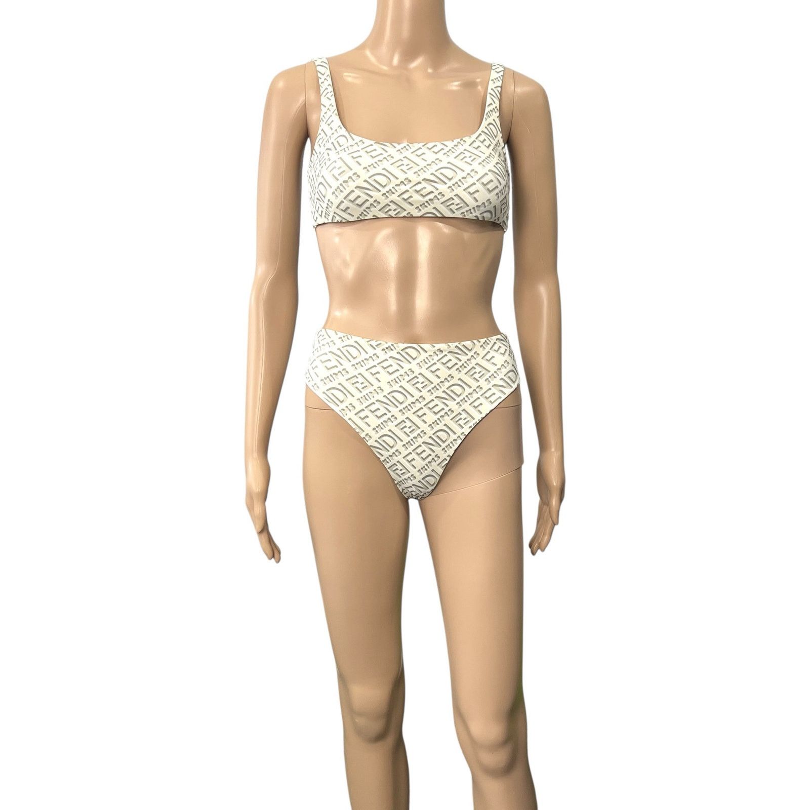 Fendi Fendi x SKIMS Logo Bathing Suit Size XXS / US 00 / IT 34 - 1 Thumbnail