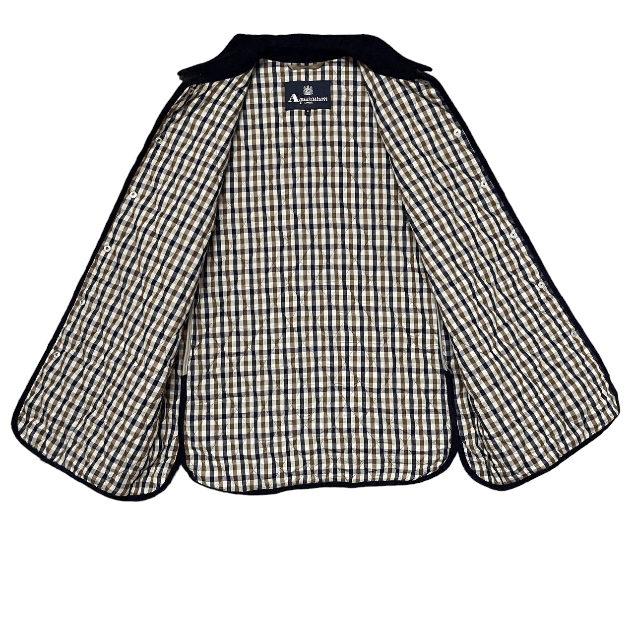 Aquascutum Vintage Aquascutum London Quilted Silk Jacket Corduroy Size US M / EU 48-50 / 2 - 10 Thumbnail