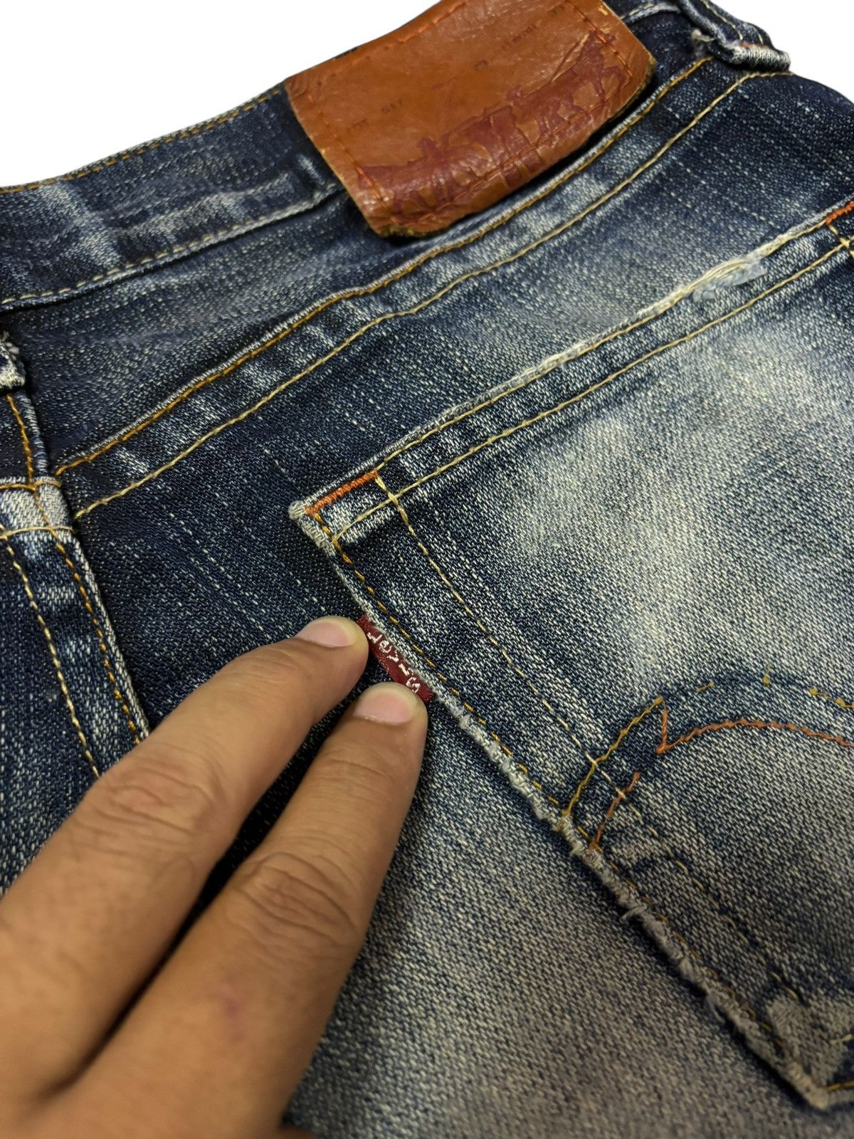 Levi's Vtg 90s Levis Japan 517 Bootcut Distressed Jeans Size US 28 / EU 44 - 8 Thumbnail