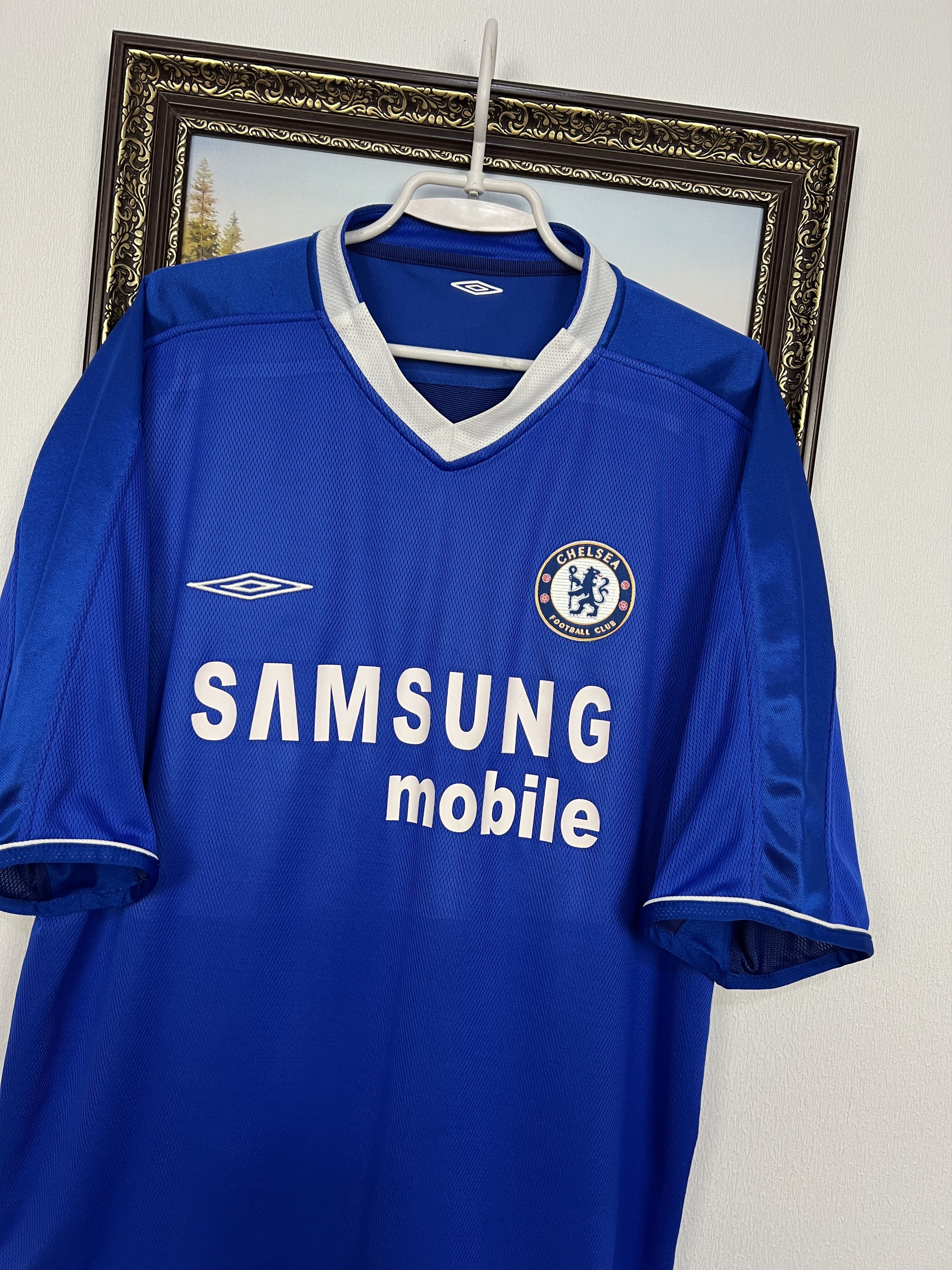 Umbro Chelsea Special football shirt 2005 Soccer Umbro Blue Jersey Size US XL / EU 56 / 4 - 3 Thumbnail