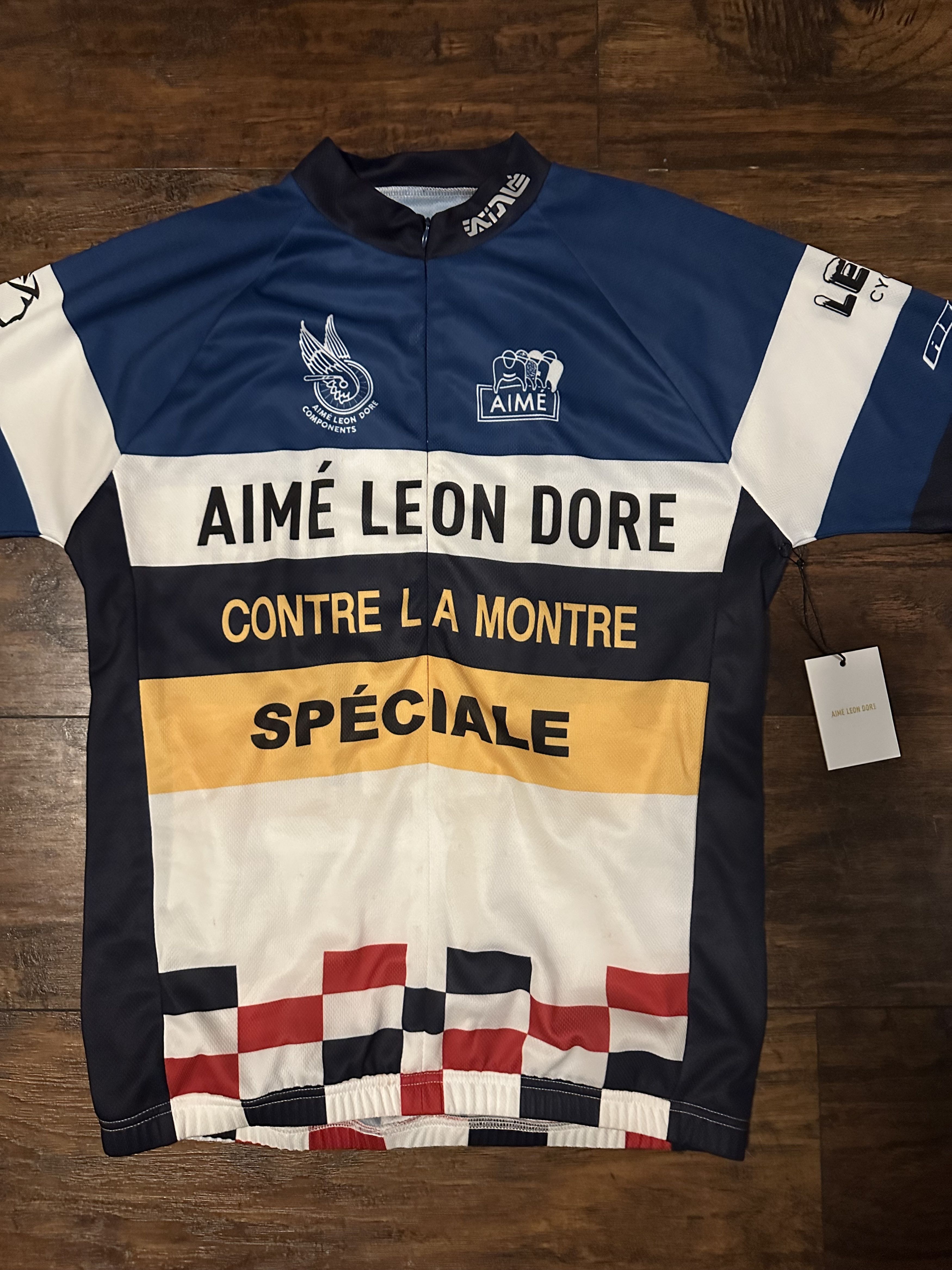 Aime Leon Dore NEW Aime Leon Dore Poly Cycling Jersey Poseidon Size US S / EU 44-46 / 1 - 2 Thumbnail