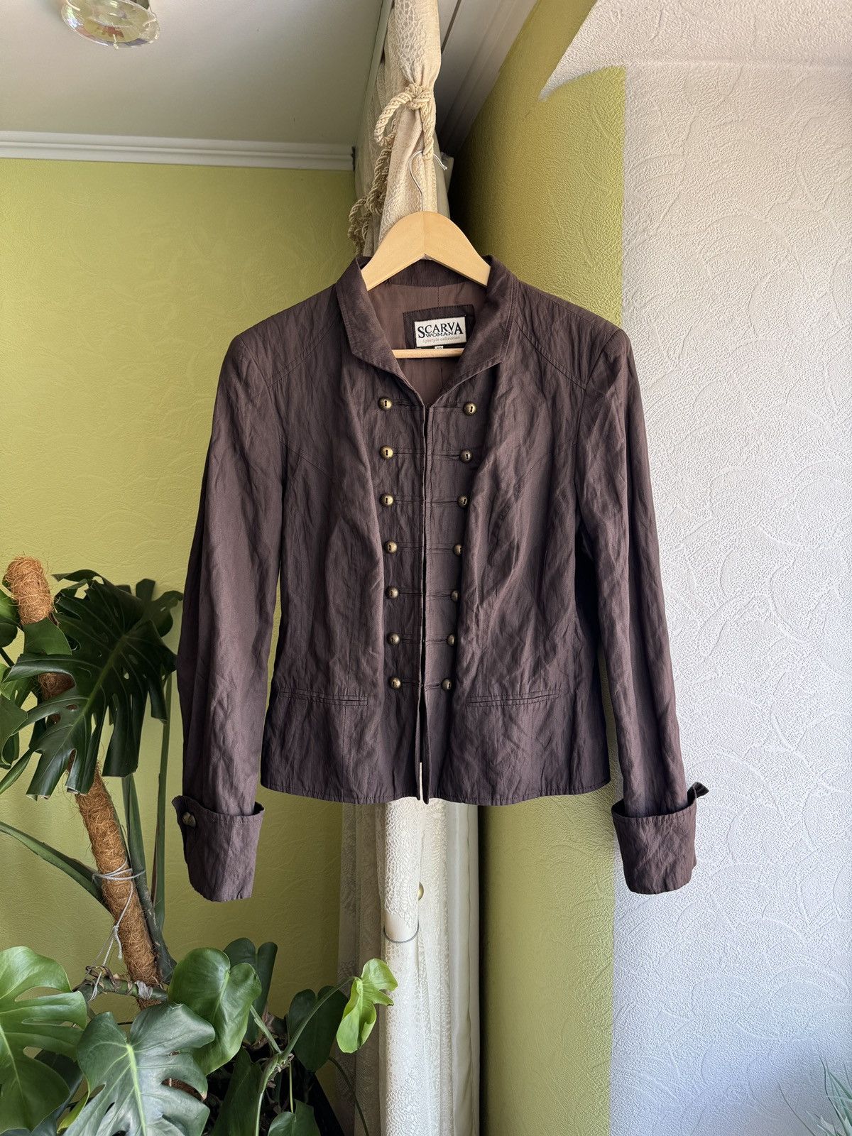 Hysteric Glamour 00s Vintage Military Jacket Napoleon PPFM Style Avantgarde Size L / US 10 / IT 46 - 3 Thumbnail