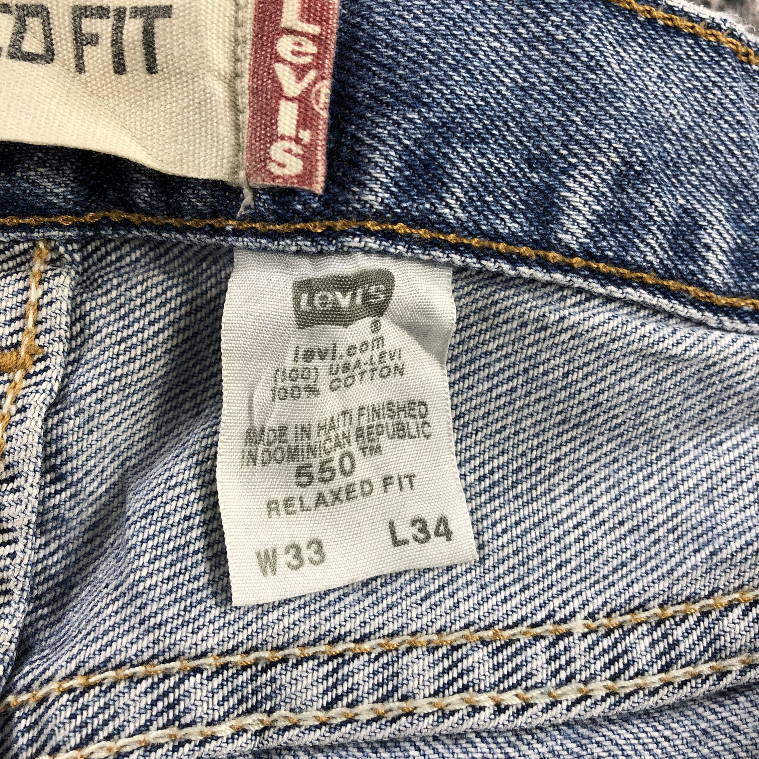 Levi's Vintage Levi's 550 Jeans Relaxed Fit Denim KJ1045 Size US 35 - 13 Thumbnail