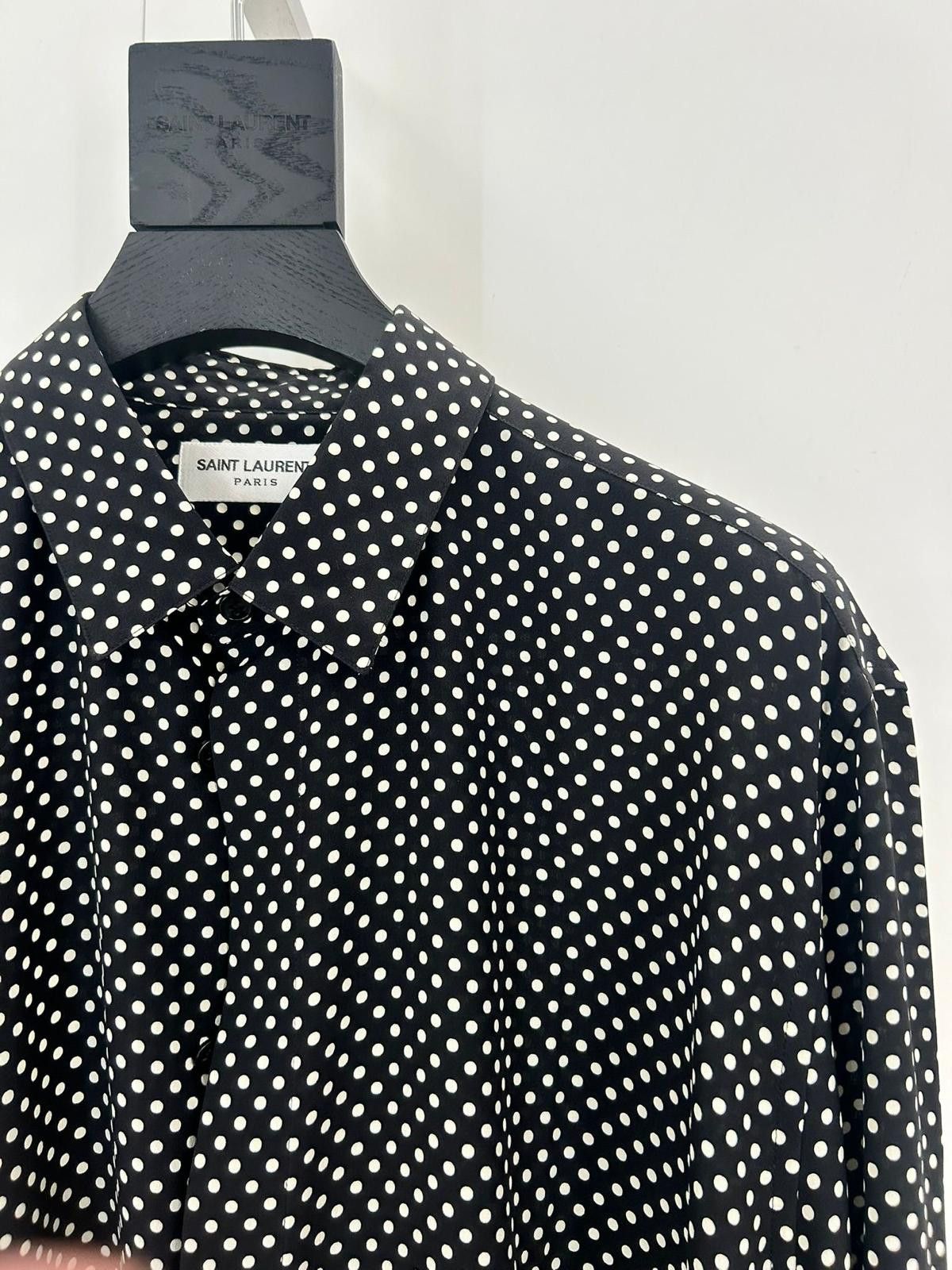 Saint Laurent Paris Shirt with an yves collar and straight shoulders Size US XXS / EU 40 - 2 Thumbnail