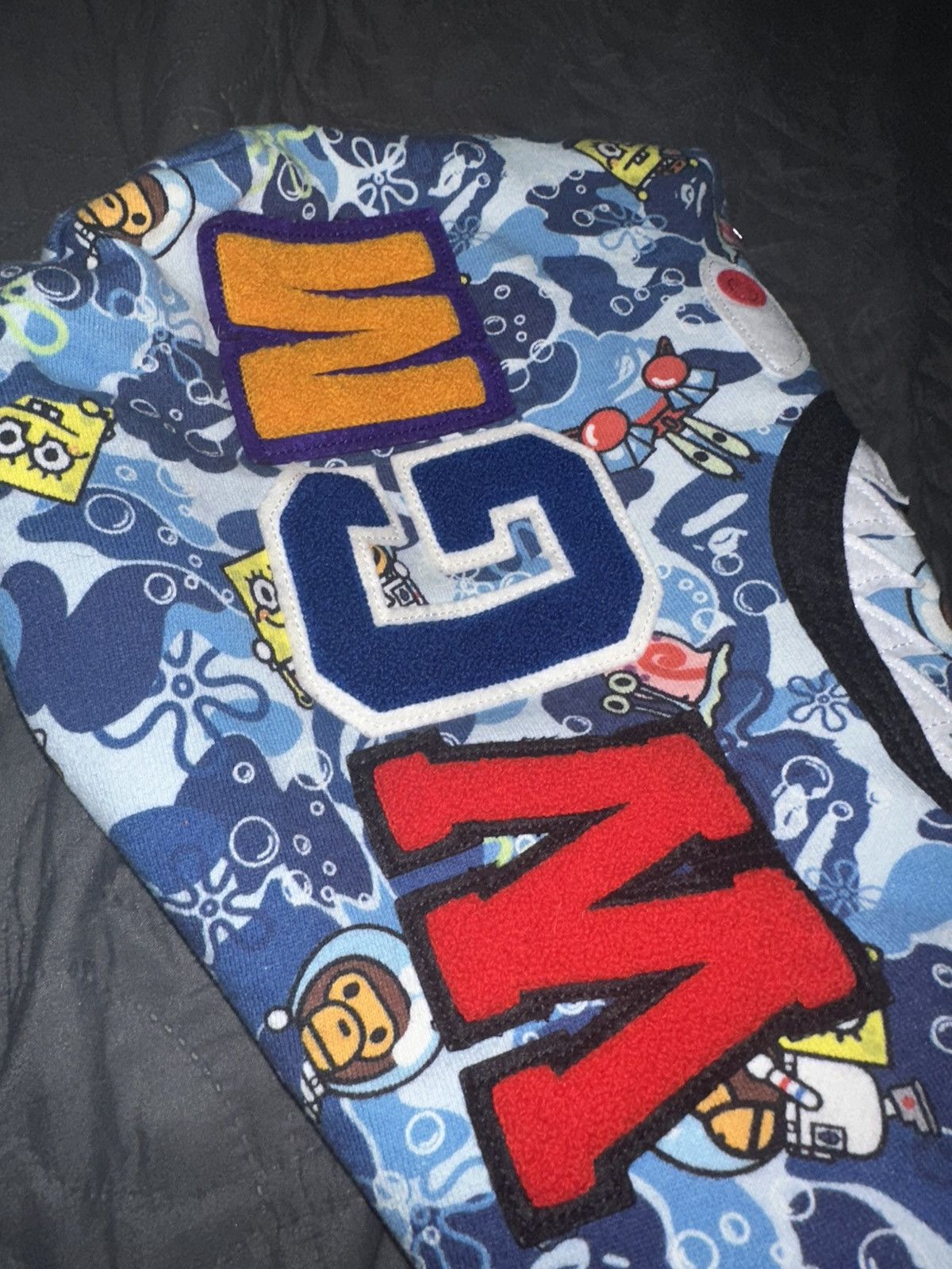 Bape Blue bape spongebob shark zip up hoodie Size US M / EU 48-50 / 2 - 6 Thumbnail