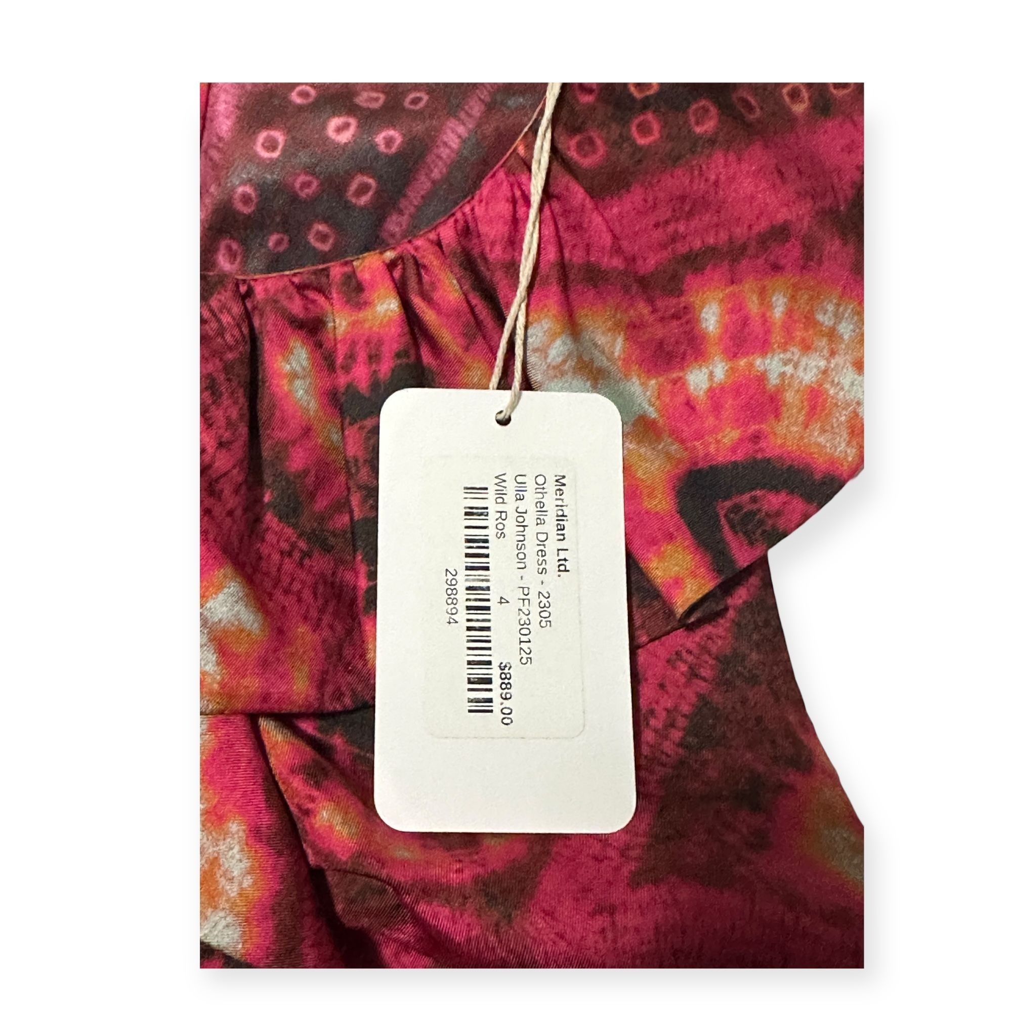 Ulla Johnson Ulla Johnson Othella Dress in Wild Rose, Midi, SIlk, Size 4, Size S / US 4 / IT 40 - 4 Thumbnail