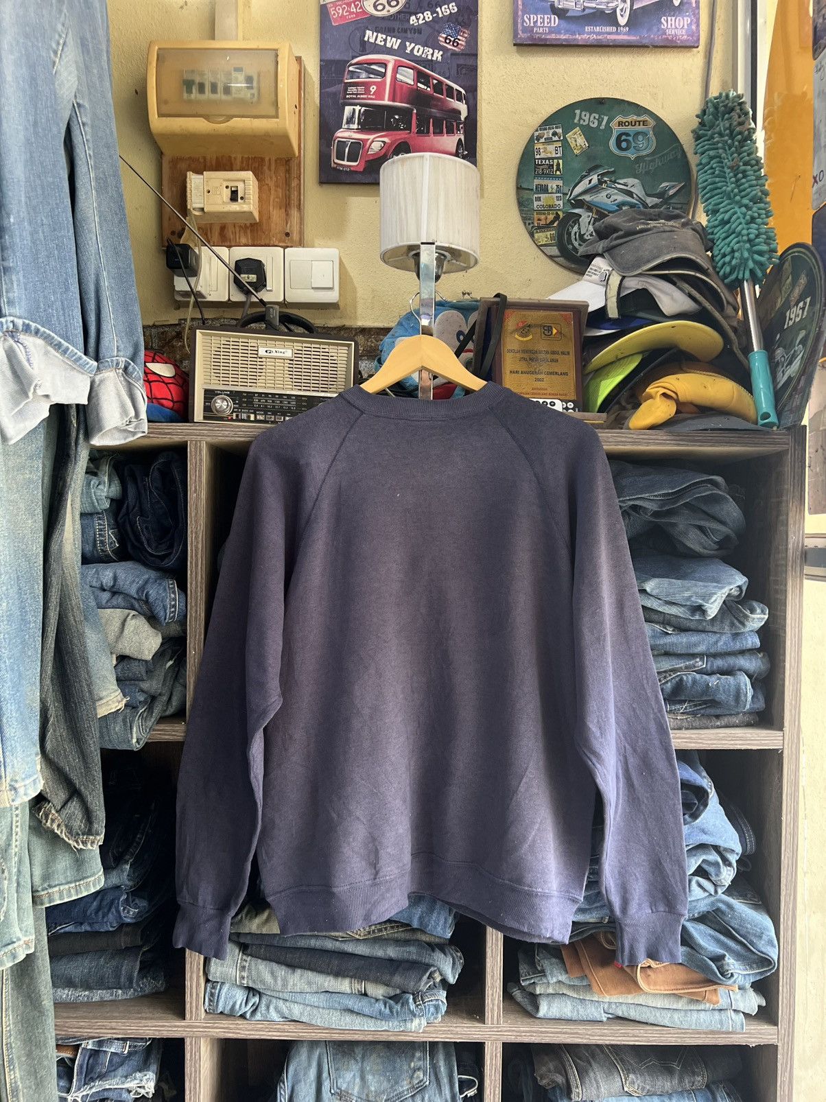 Lee 🔥Vintage Sun Faded Lee Made in Usa Crewneck Sweatshirt Size US M / EU 48-50 / 2 - 3 Thumbnail