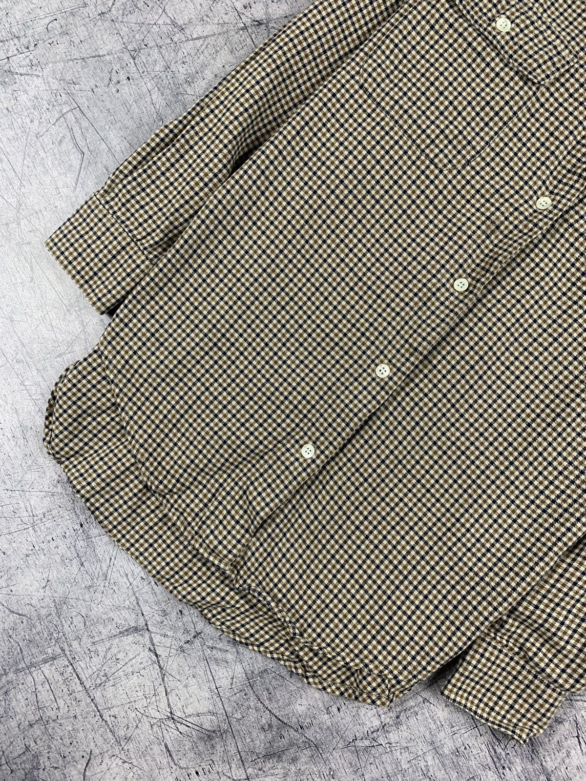 Aquascutum Vintage Aquascutum Luxury Shirt Buttons 90s Size US S / EU 44-46 / 1 - 3 Thumbnail