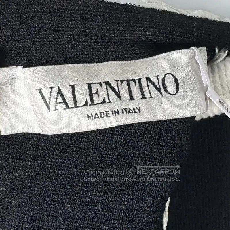Valentino Valentino Black Wool Dress with Lace Collar . Size XL / US 12-14 / IT 48-50 - 5 Thumbnail