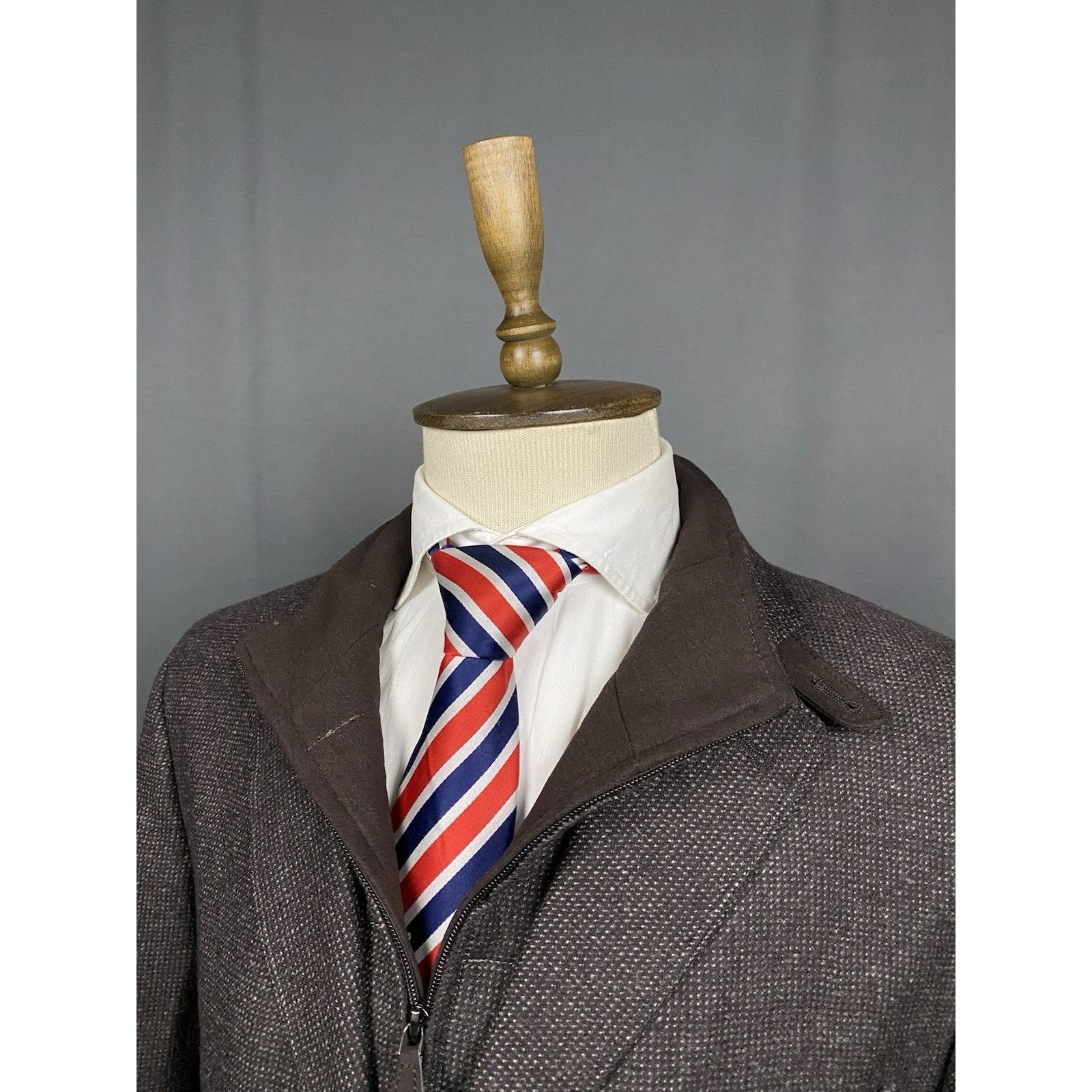 Balmain Balmain Men's Brown Lined Sportccoat Blazer Jacket Size 54 Size 54R - 5 Thumbnail