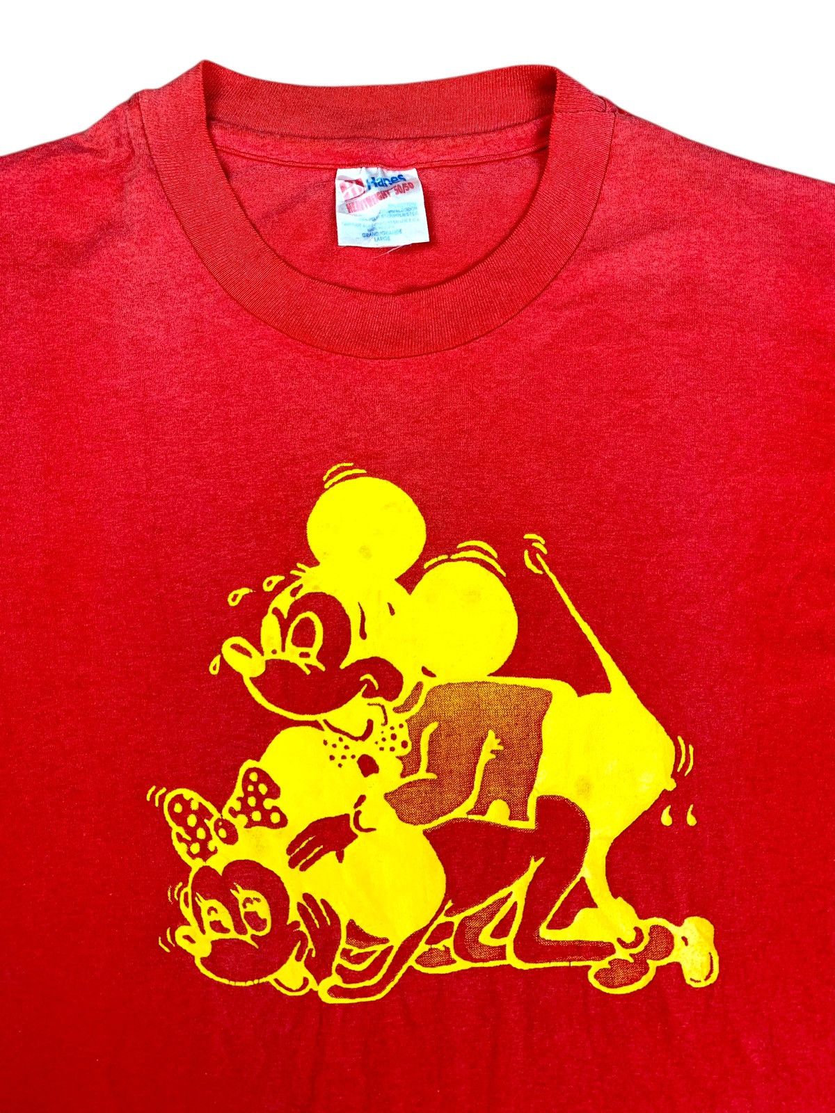 Seditionaries 90’s Vintage Malcolm McLaren Mickey Minnie Anarchy Tshirt Size US L / EU 52-54 / 3 - 4 Thumbnail