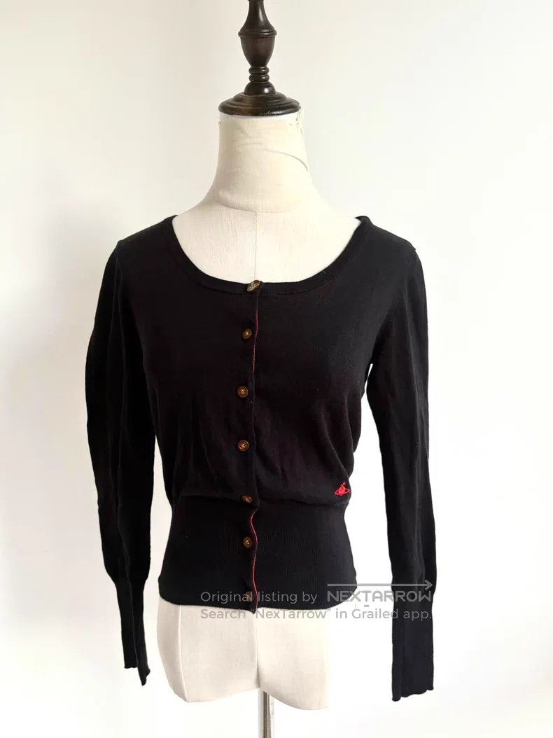 Vivienne Westwood Vivienne Westwood Saturn Black Round Neck Knit Top Size M / US 6-8 / IT 42-44 - 1 Thumbnail